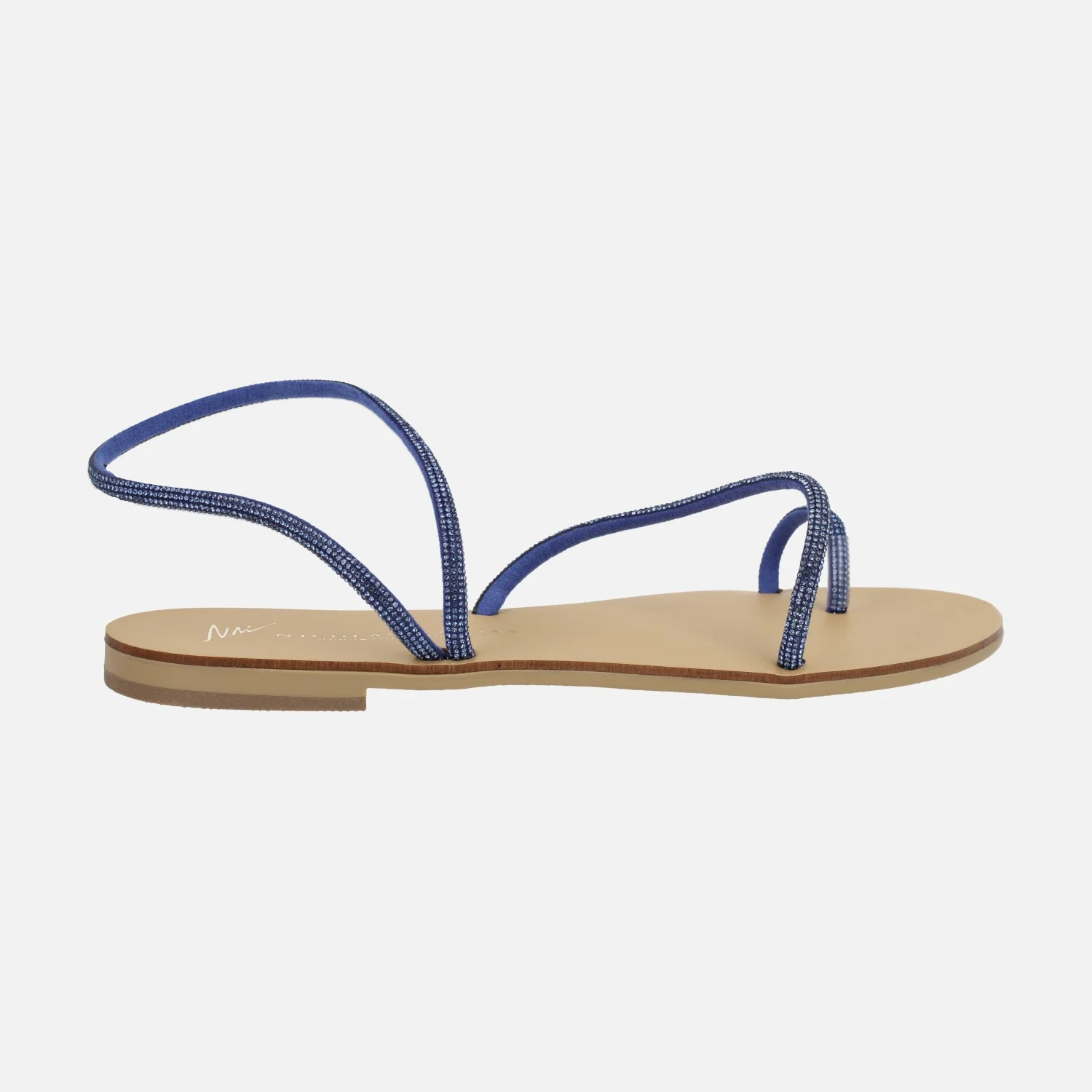 Sandalias planas con tiras de strass - Image 7