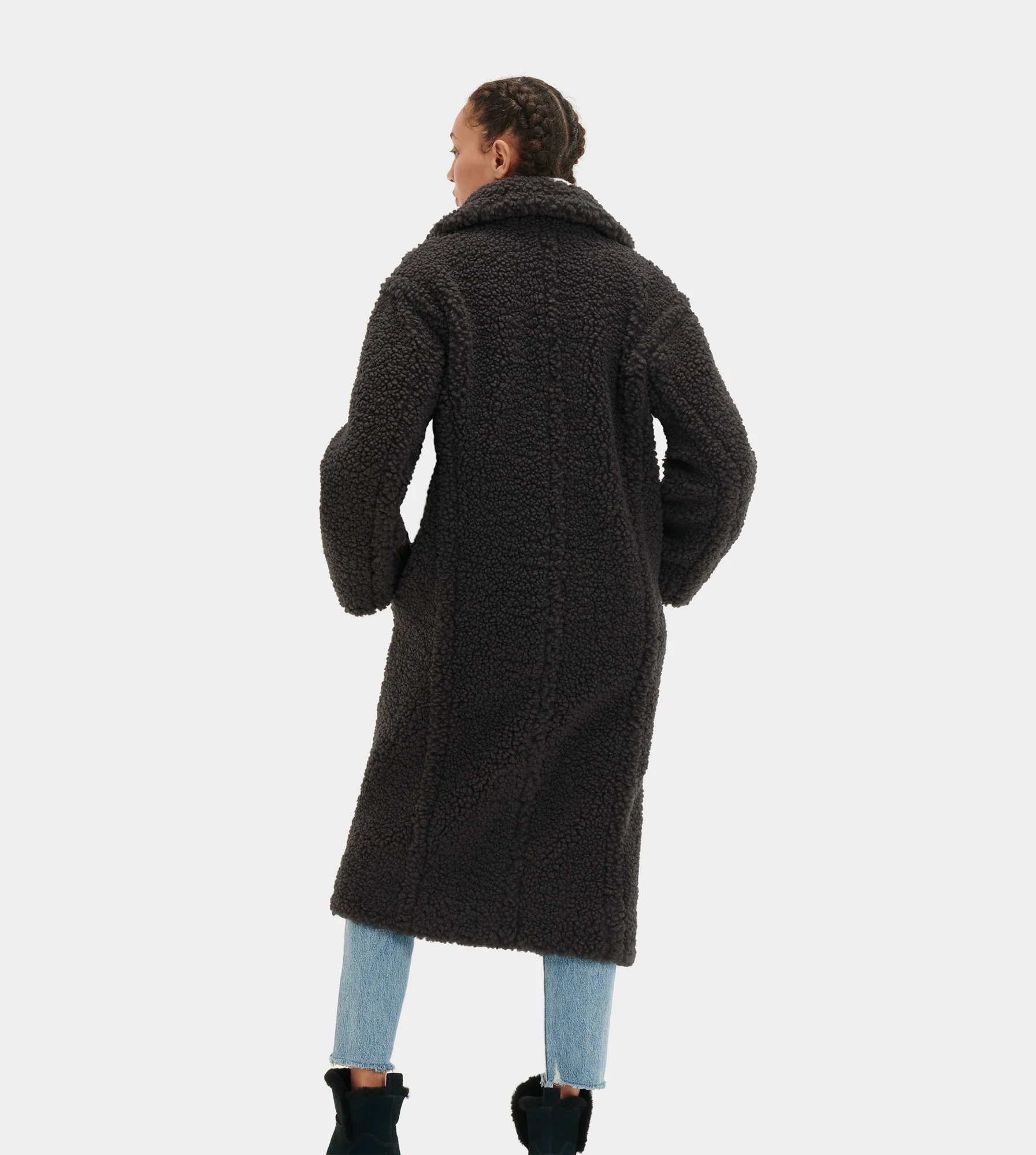 Abrigos largos en tejido peluche UGG Gertrude Long Teddy coat - Image 12
