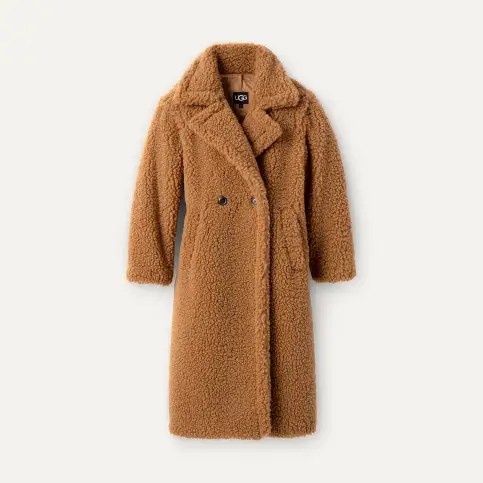 Abrigos largos en tejido peluche UGG Gertrude Long Teddy coat - Image 13