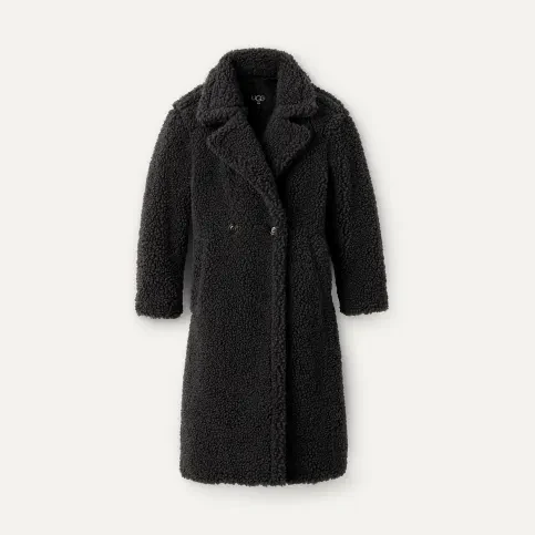 Abrigos largos en tejido peluche UGG Gertrude Long Teddy coat - Image 14