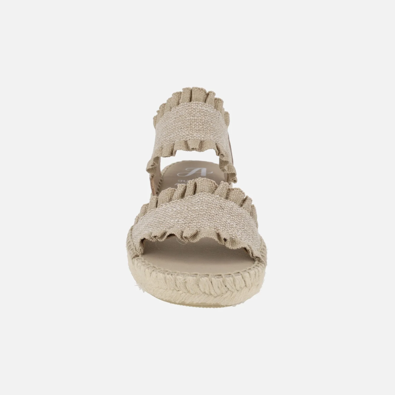 Alpargatas bajas en combinado beige Arga - Image 5