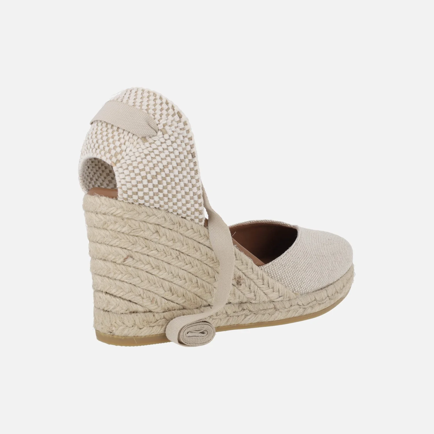 Alpargatas de lino campesinas con cintas para mujer - Image 10