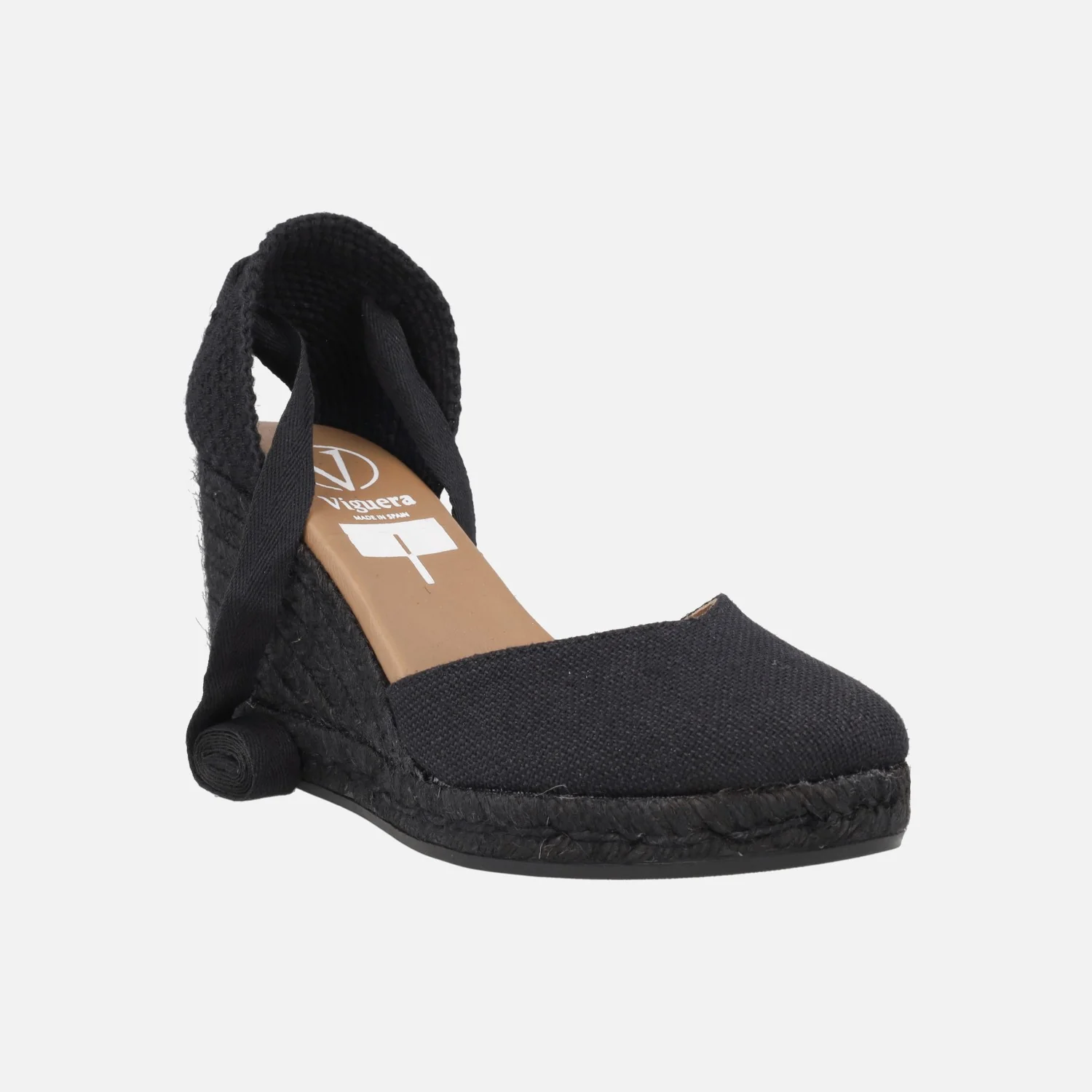 Alpargatas de lino campesinas con cintas para mujer - Image 2