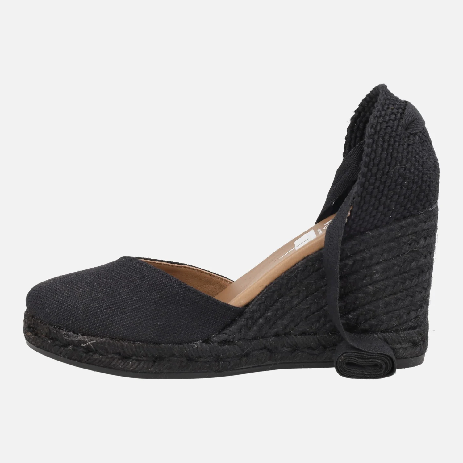 Alpargatas de lino campesinas con cintas para mujer - Image 3