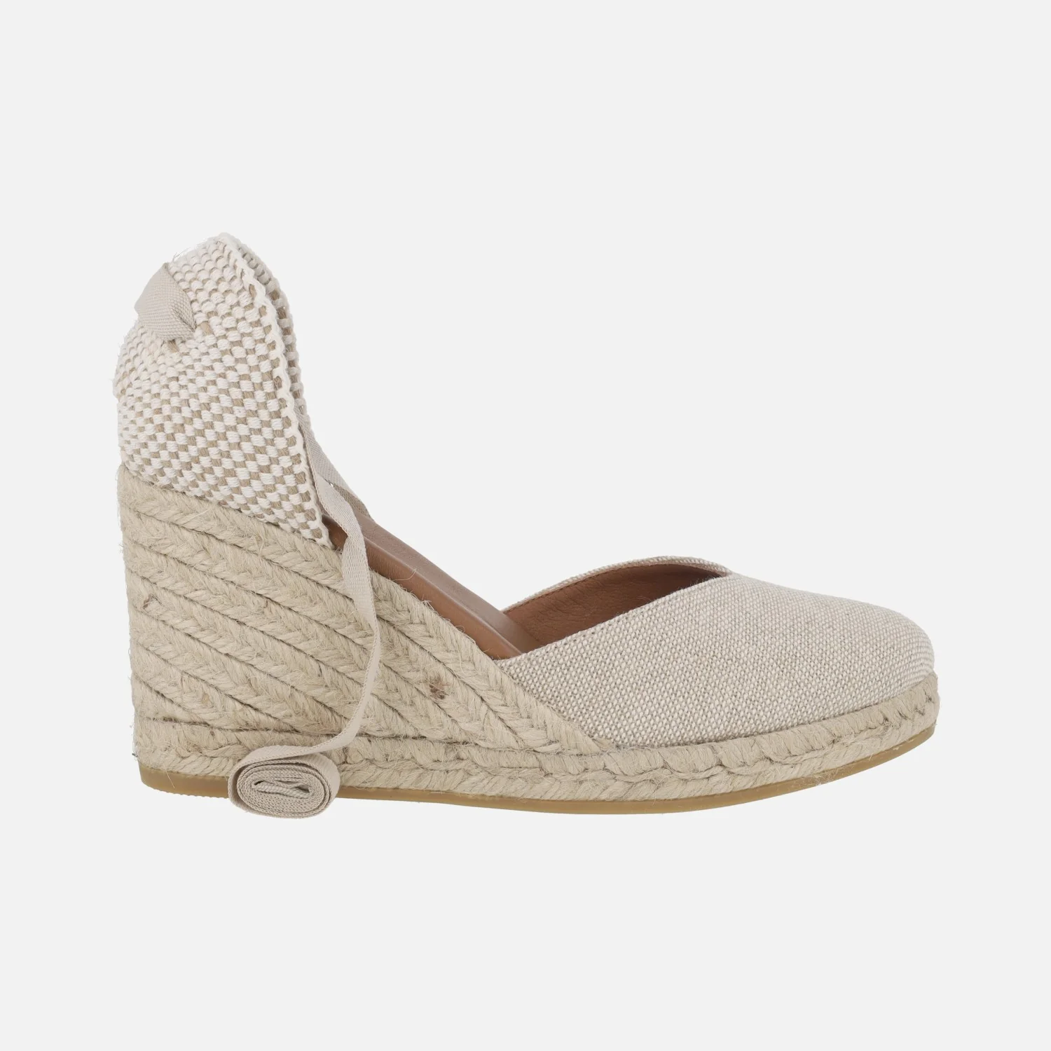 Alpargatas de lino campesinas con cintas para mujer - Image 7