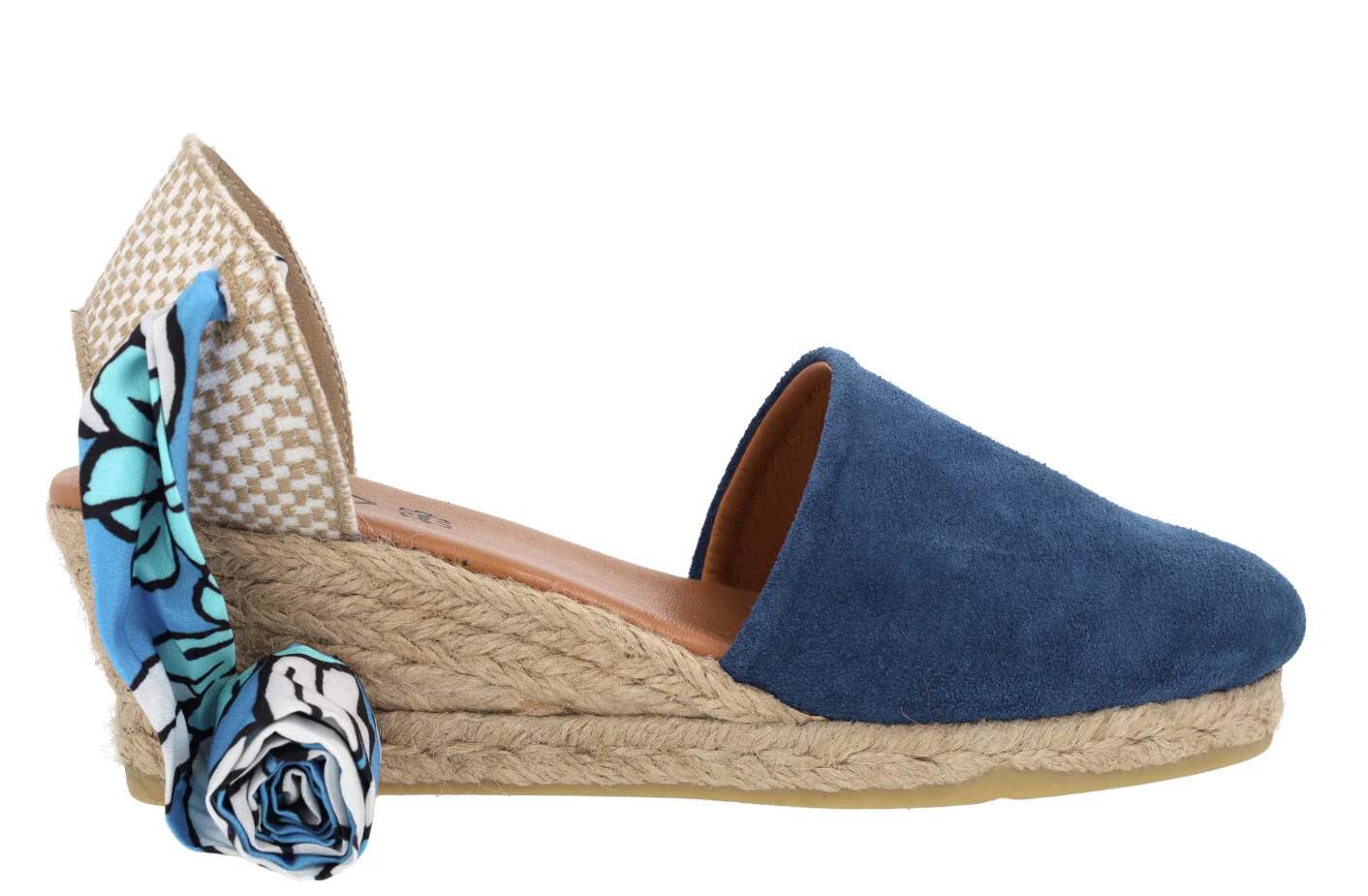 Alpargatas de serraje con cintas estampadas - Image 16