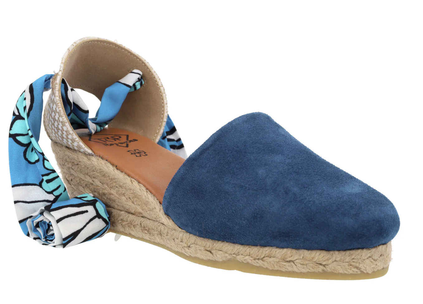 Alpargatas de serraje con cintas estampadas - Image 17