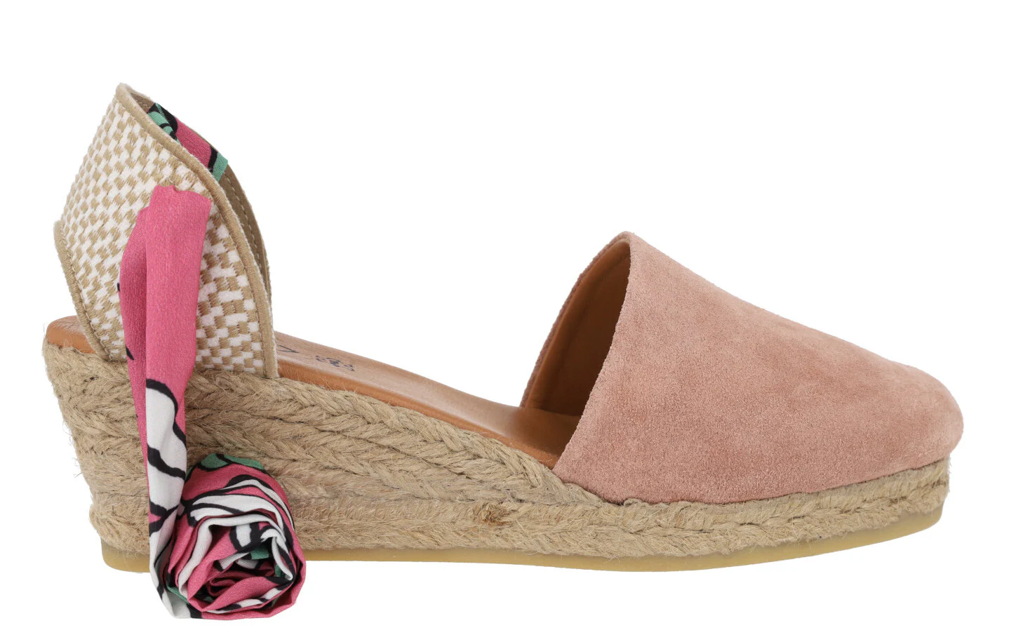 Alpargatas de serraje con cintas estampadas - Image 6