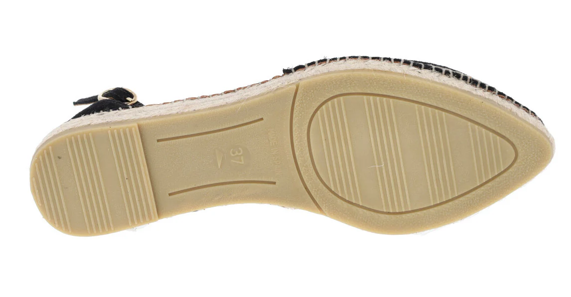 Alpargatas de serraje planas con pulsera para mujer - Image 10