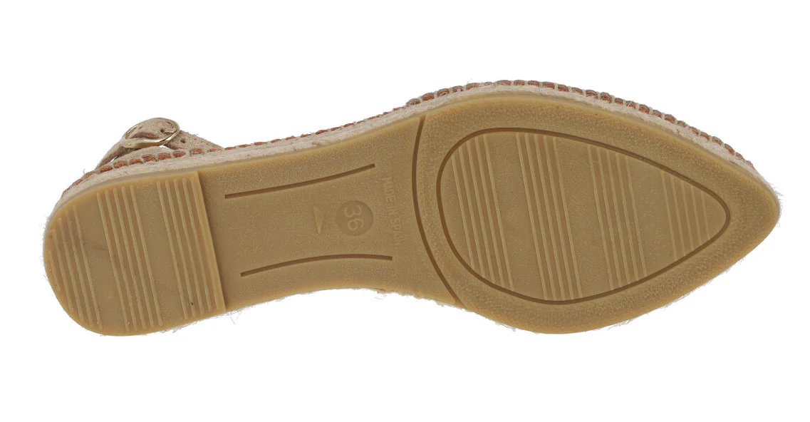 Alpargatas de serraje planas con pulsera para mujer - Image 5