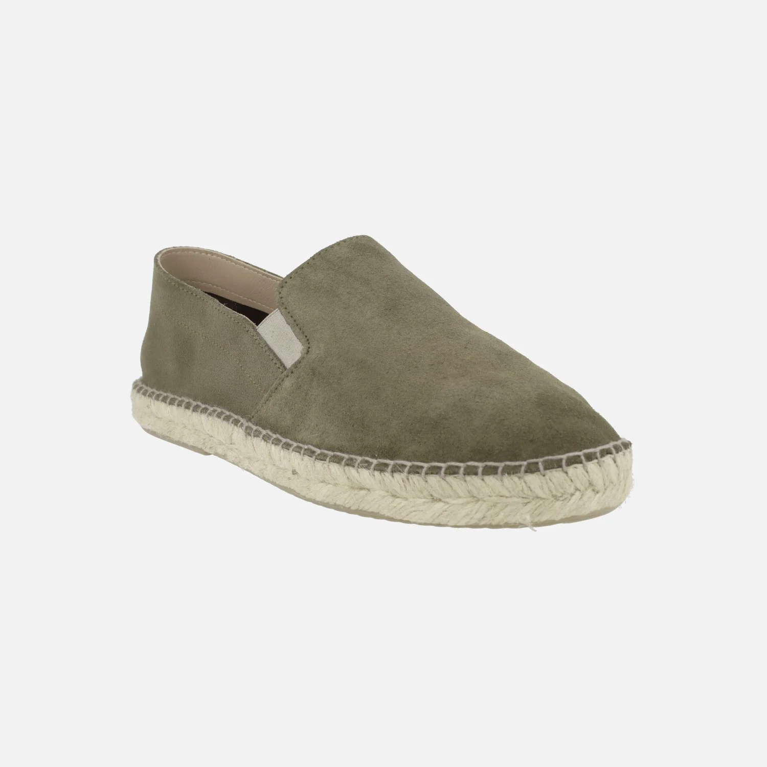 Alpargatas para hombre en piel serraje con piso de esparto - Image 8