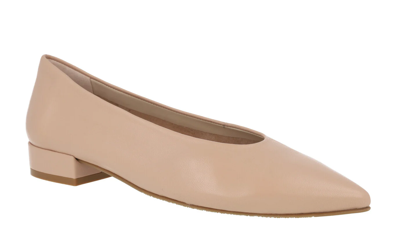 Bailarinas de piel Bluma con tacones forrados de 2 cms - Image 11