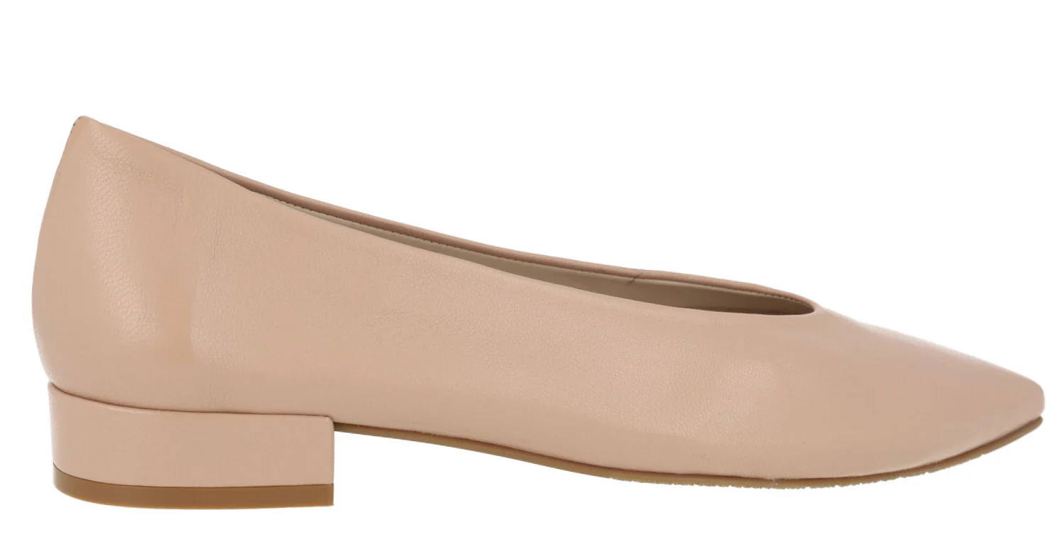 Bailarinas de piel Bluma con tacones forrados de 2 cms - Image 12