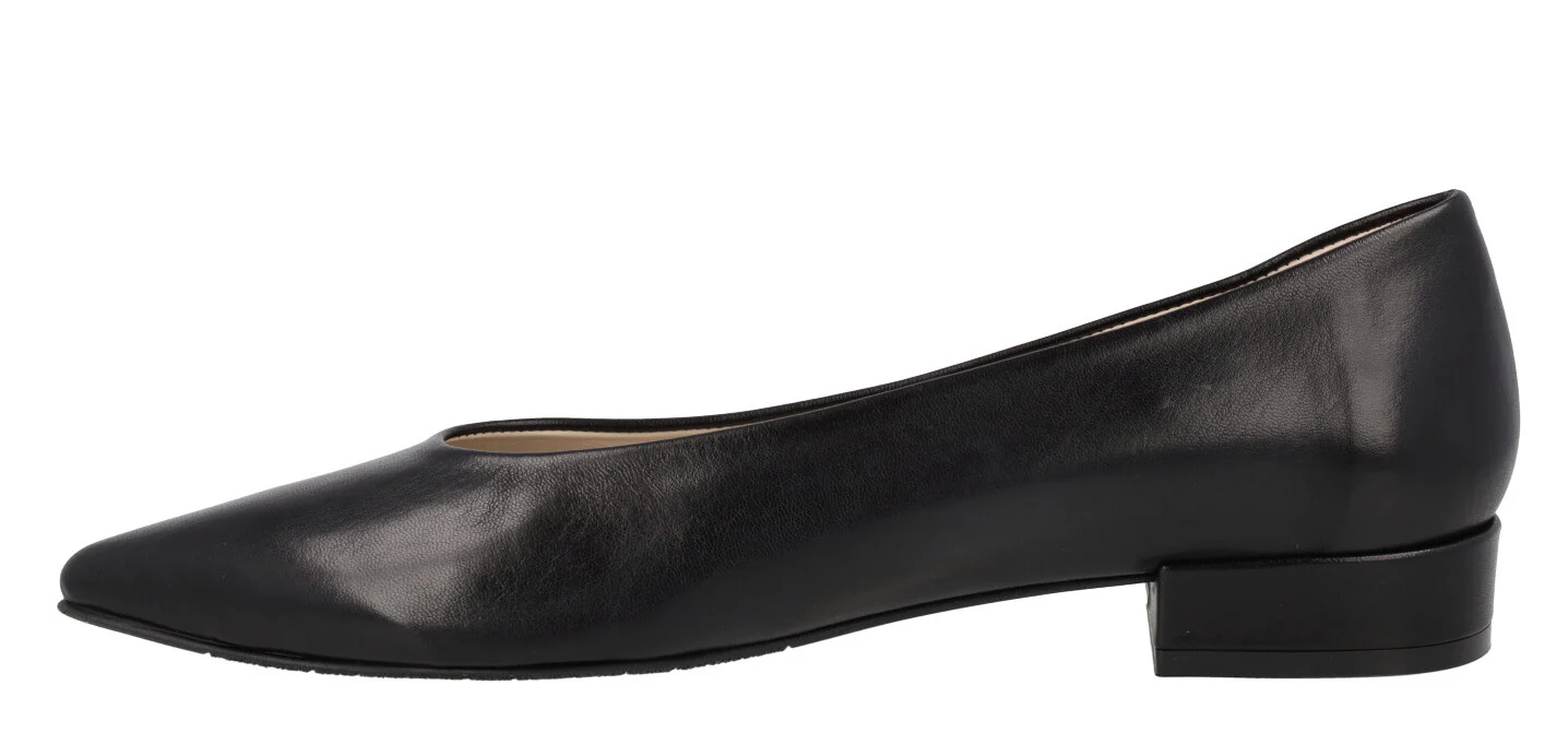 Bailarinas de piel Bluma con tacones forrados de 2 cms - Image 3