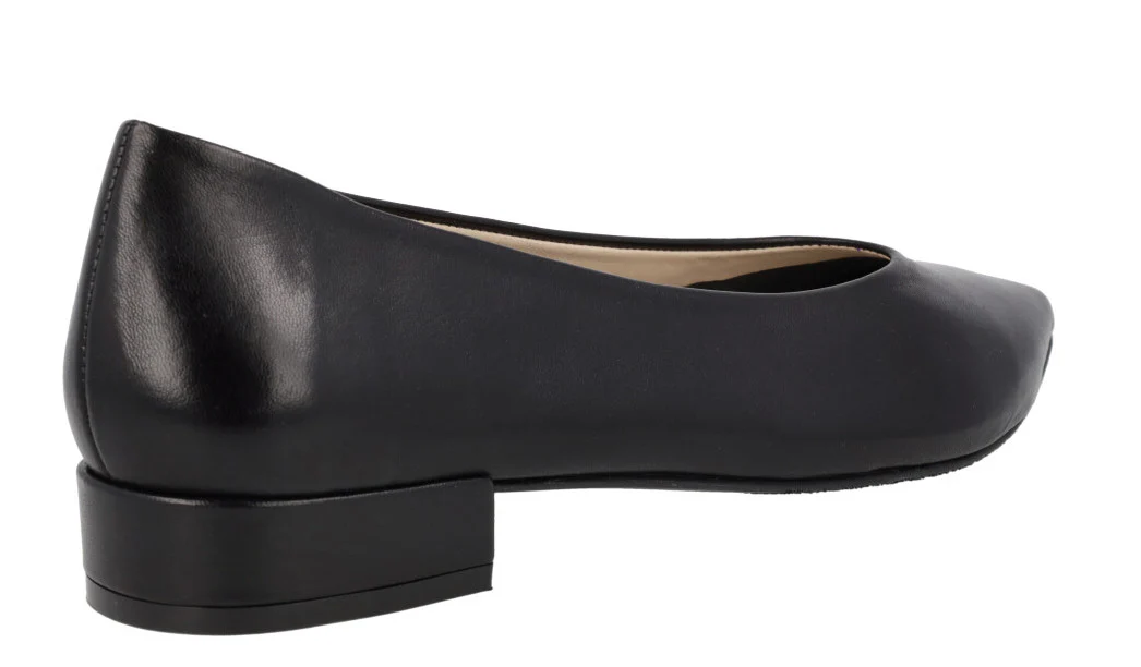 Bailarinas de piel Bluma con tacones forrados de 2 cms - Image 4