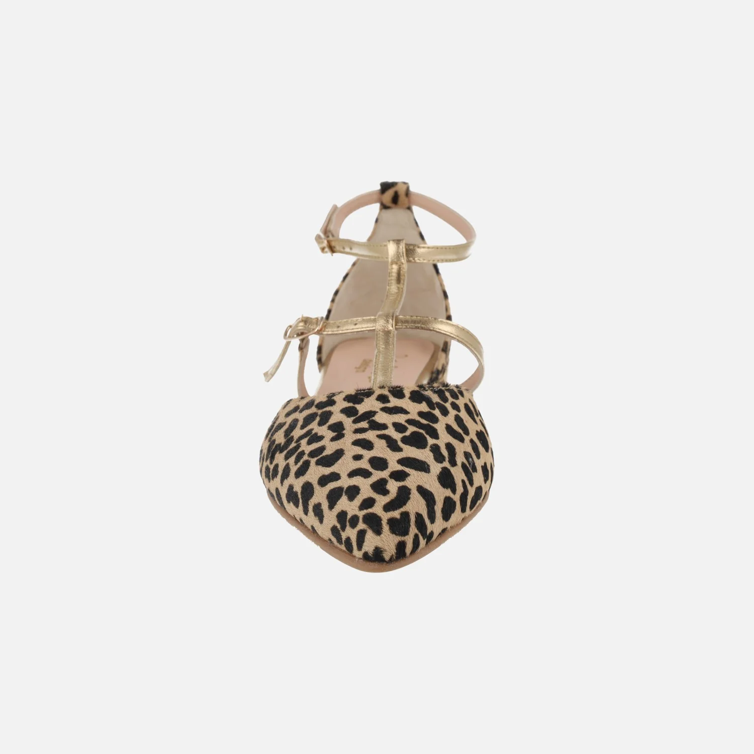Bailarinas de piel en animal print leopardo con pulseras - Image 5