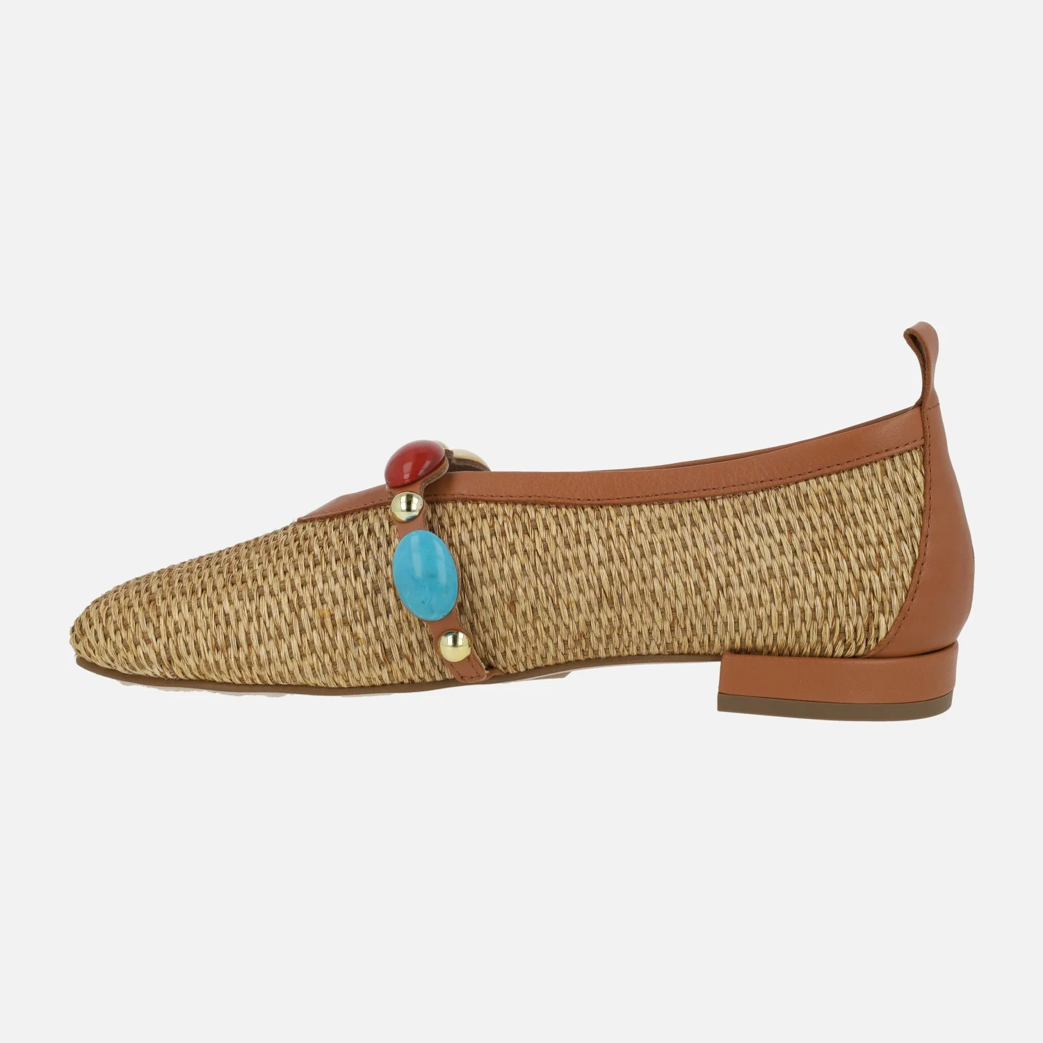Bailarinas de rafia Aduna con pulsera de pedrería - Image 3