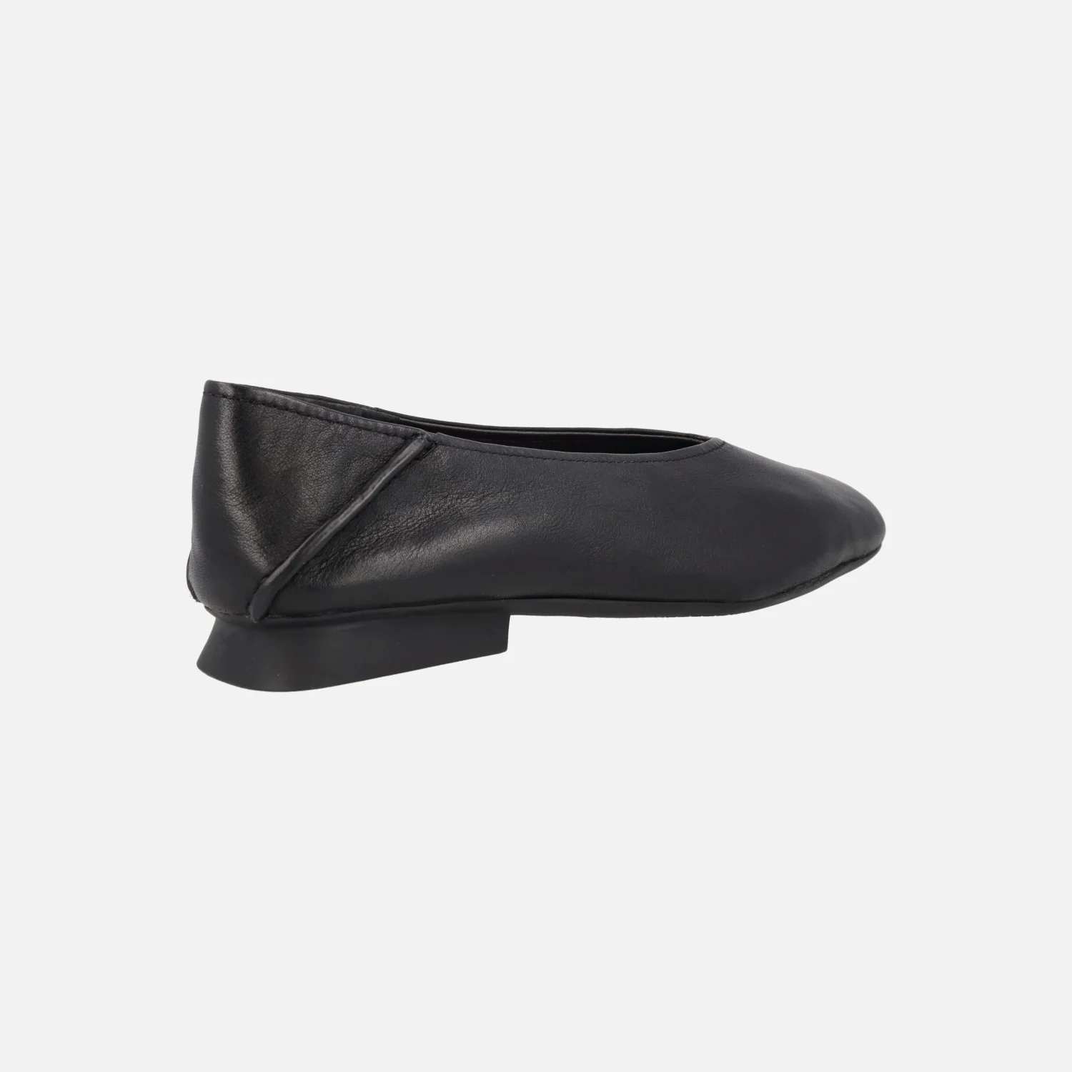 Bailarinas negras de piel para mujer Casi Myra K201253 - Image 3