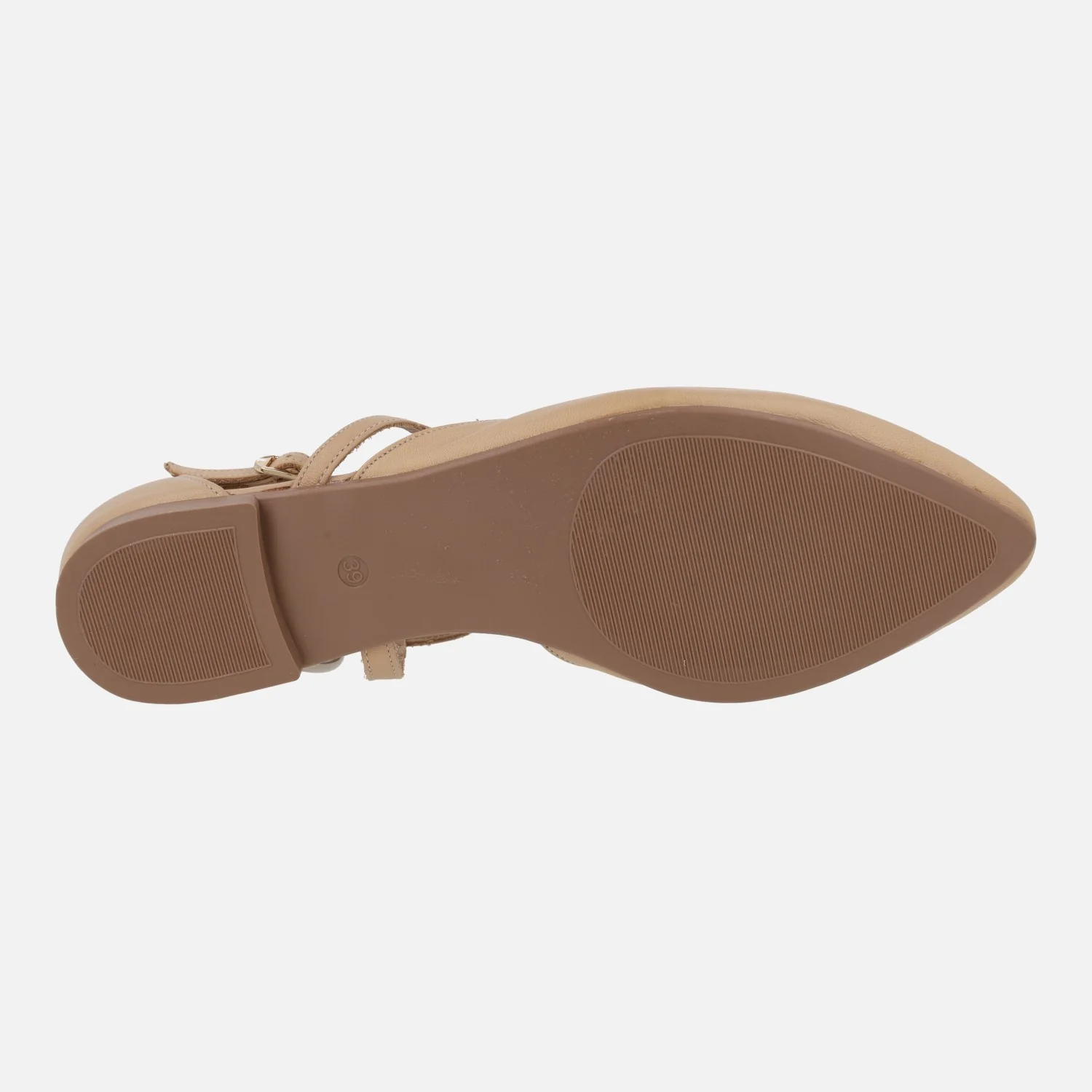 Bailarinas planas de piel con tiras asimétricas - Image 12