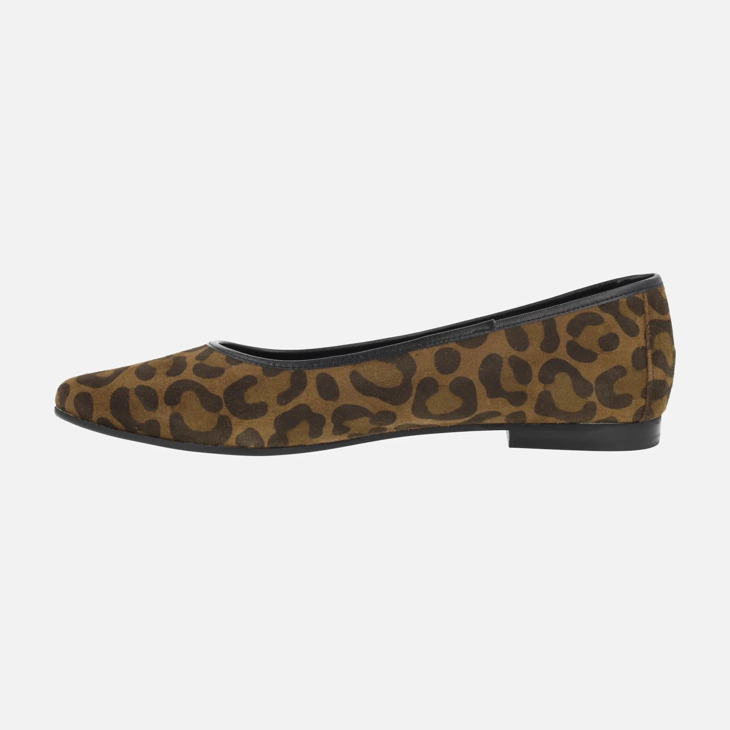 Bailarinas planas en serraje animal print leopardo - Image 3
