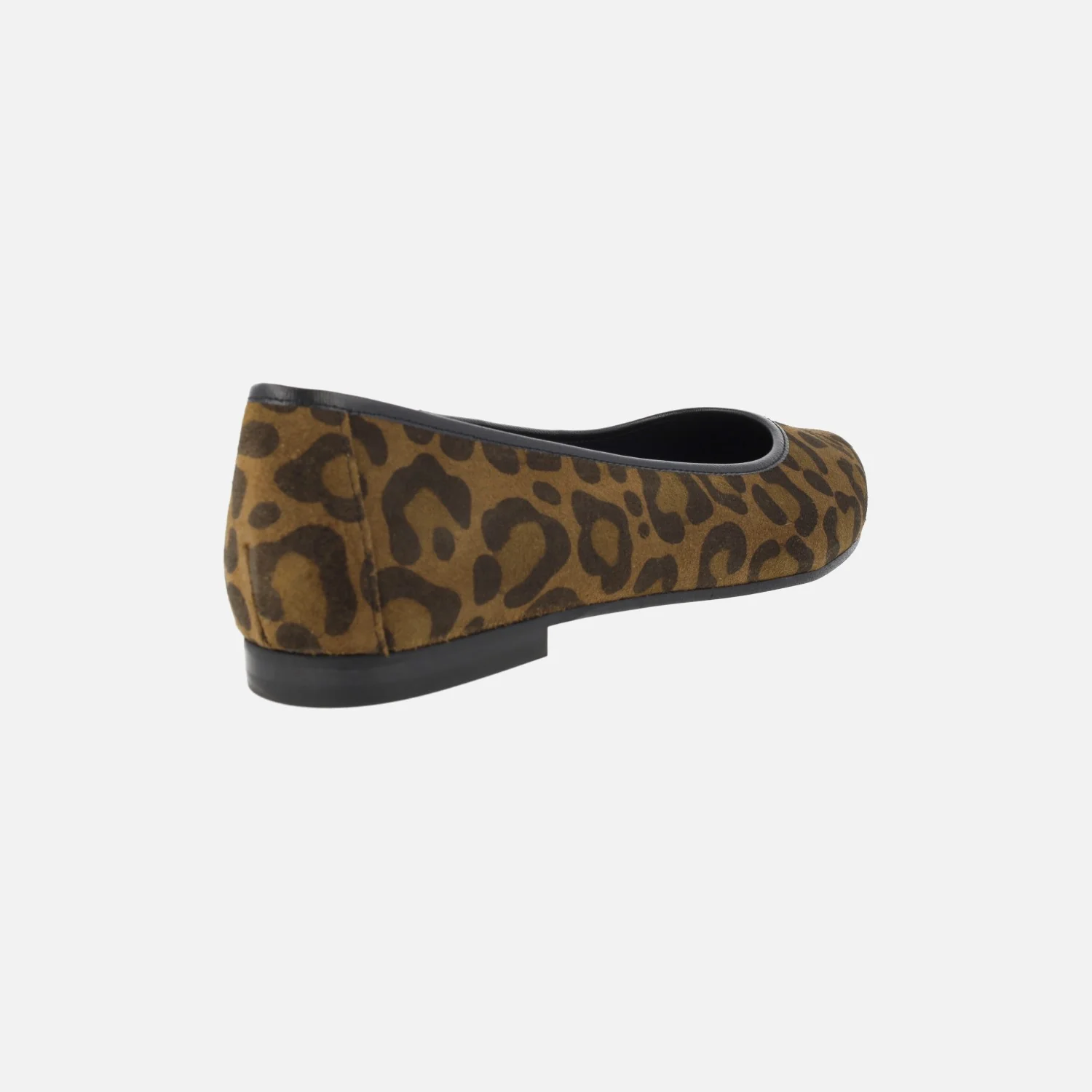 Bailarinas planas en serraje animal print leopardo - Image 4