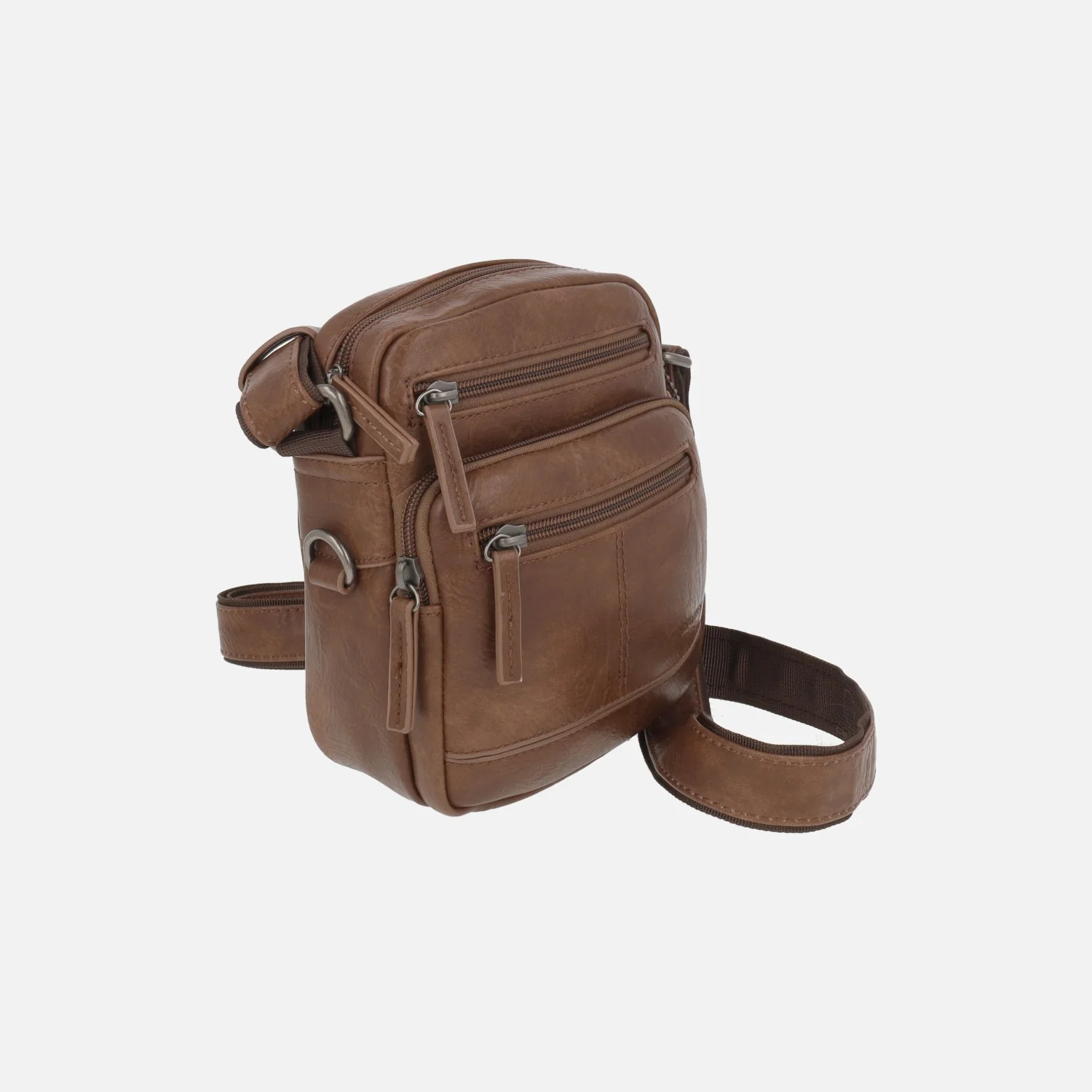Bandolera pequeña para hombre con múltiples bolsillos - Image 5