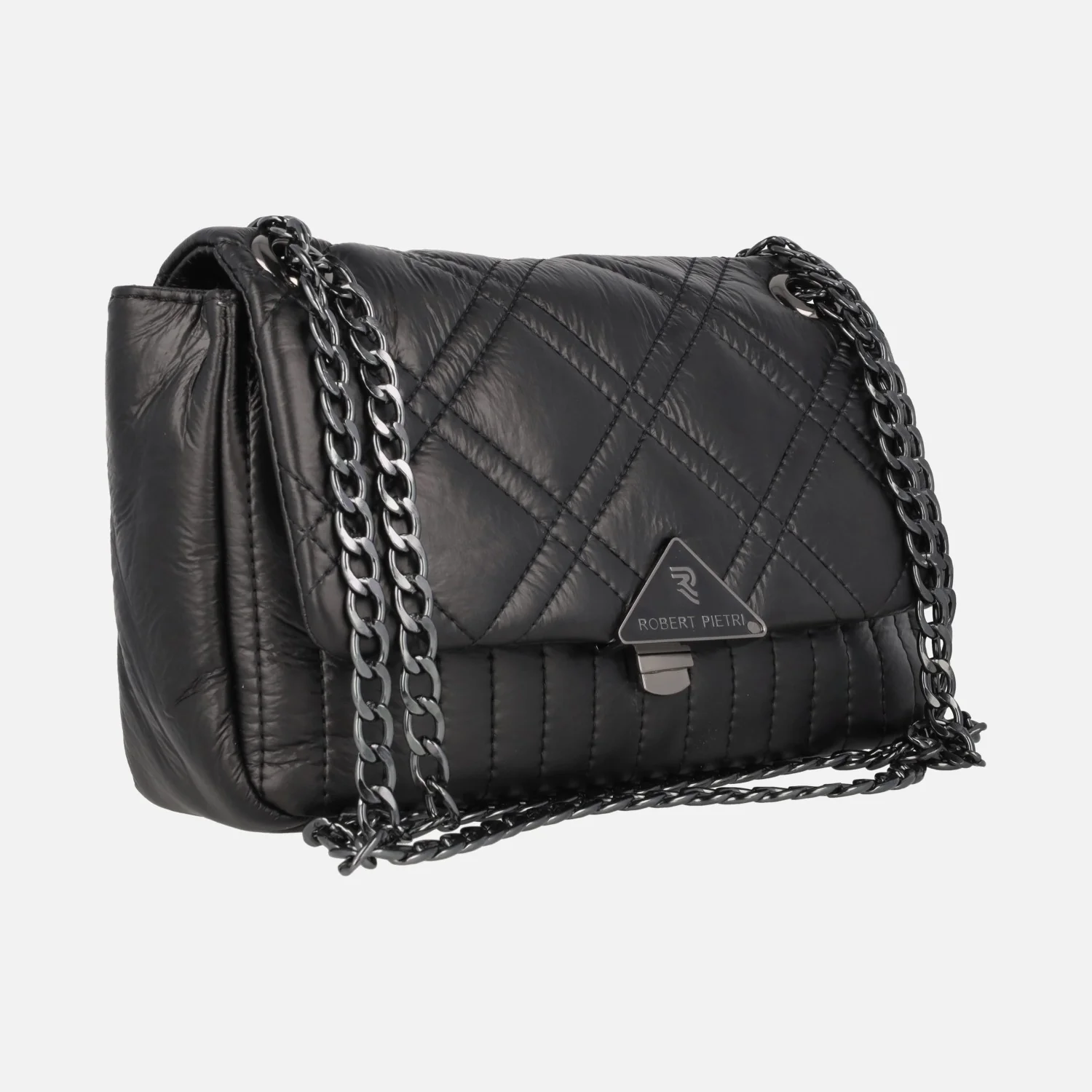 Bolsos acolchados Lotus con tapa y asa de cadena - Image 2