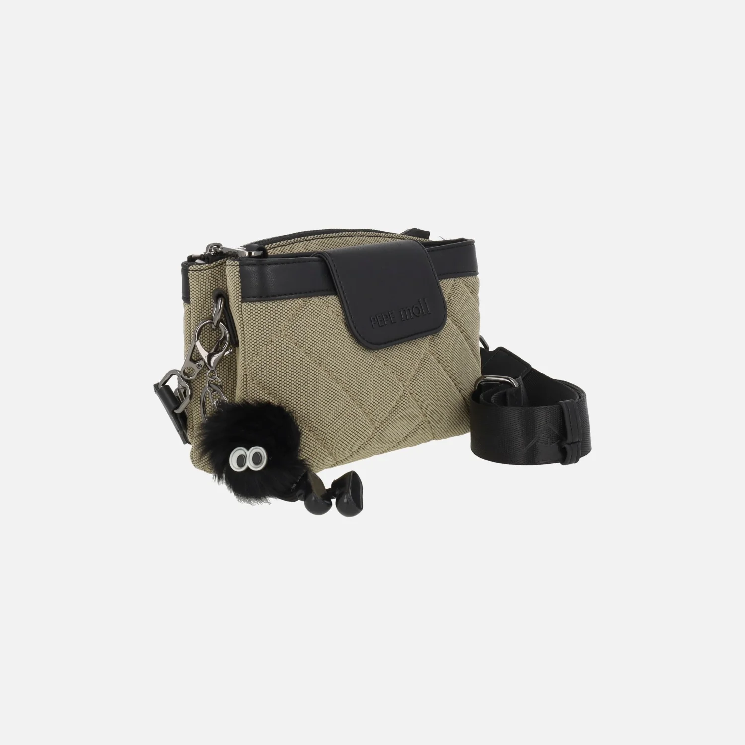 Bolsos bandolera con diseño acolchado y adorno de pompón - Image 6