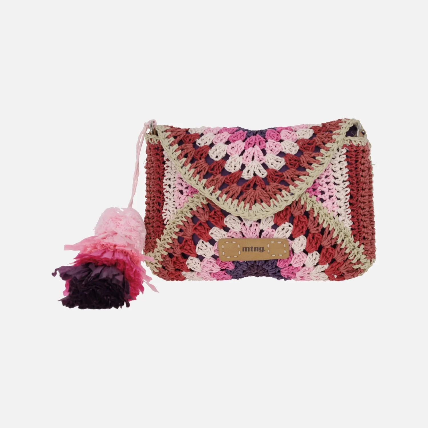 Bolsos bandolera Dari con solapa y adorno de borla