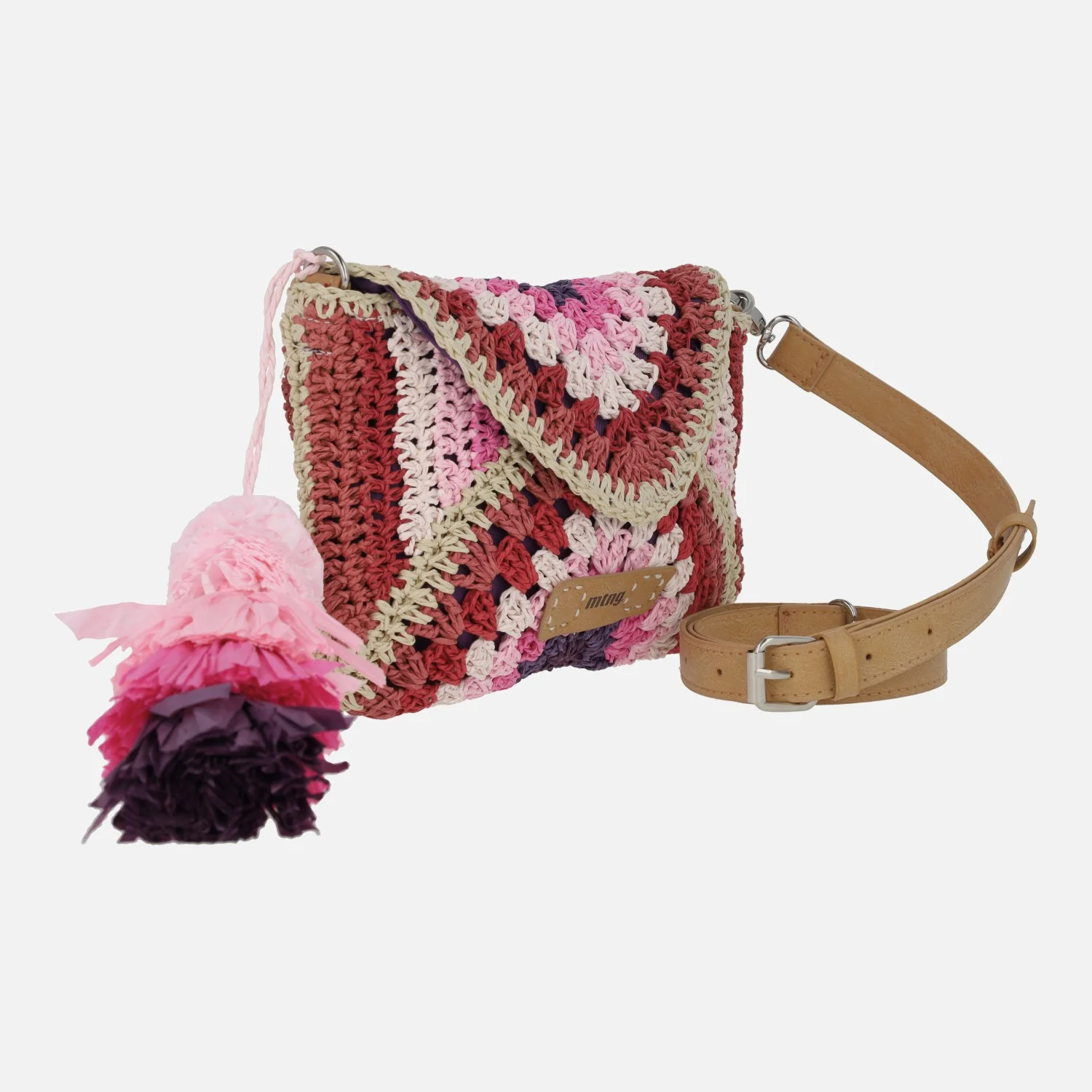 Bolsos bandolera Dari con solapa y adorno de borla - Image 2