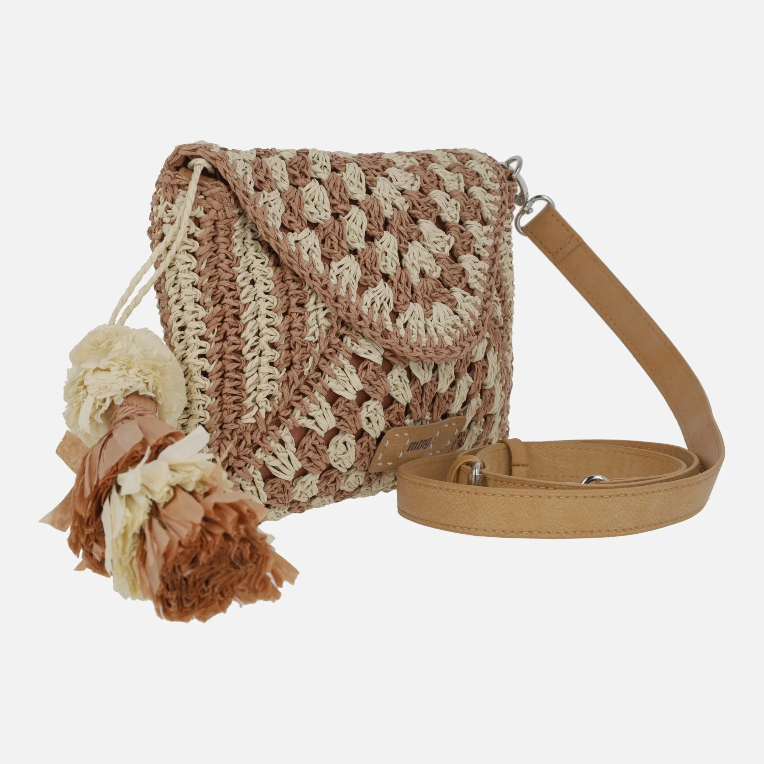 Bolsos bandolera Dari con solapa y adorno de borla - Image 5