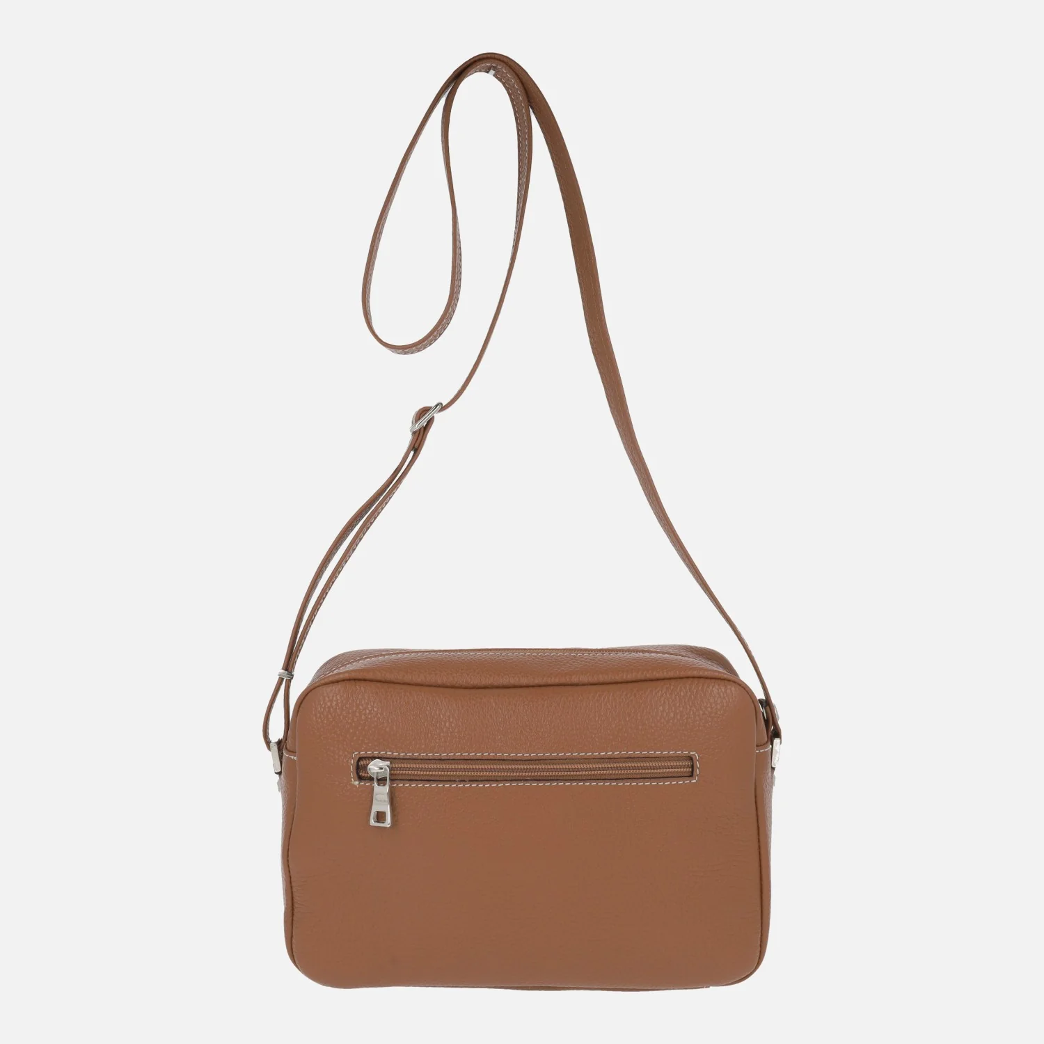 Bolsos bandolera de piel con bolsillo delantero y trasero - Image 6