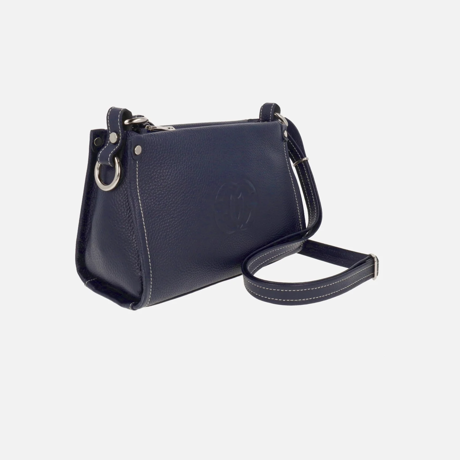 Bolsos bandolera de piel con logo - Image 2