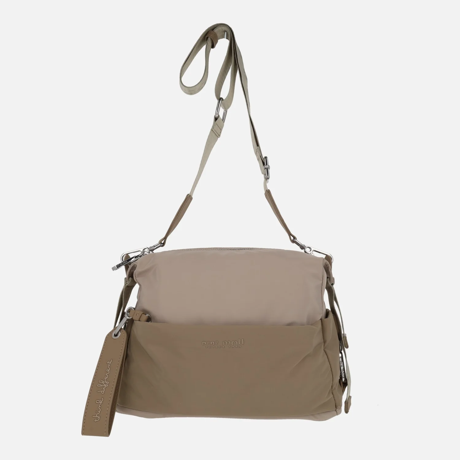 Bolsos bandolera en combinado bicolor de Pepe moll