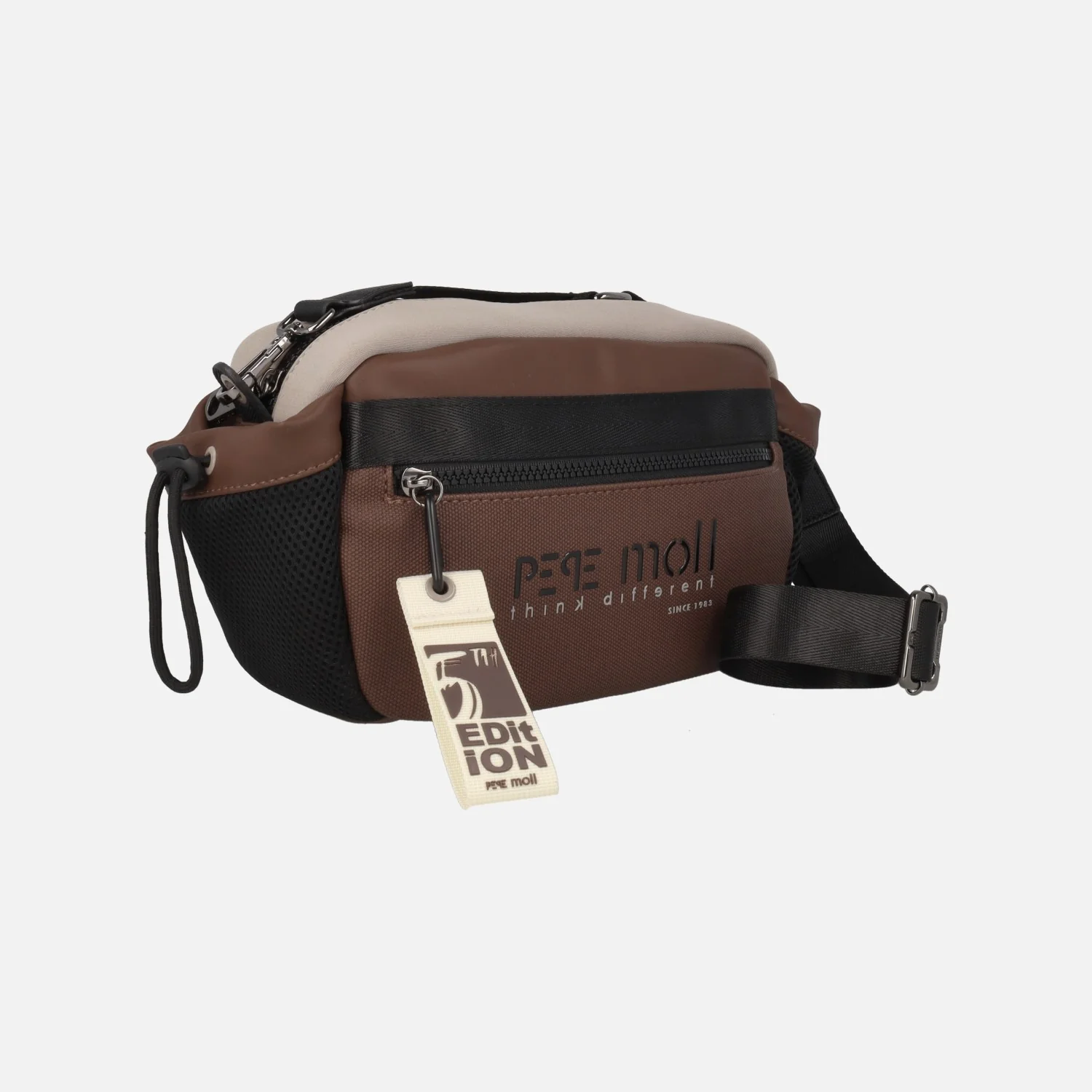 Bolsos bandolera en combinado de tejido neopreno y sintéticos - Image 2