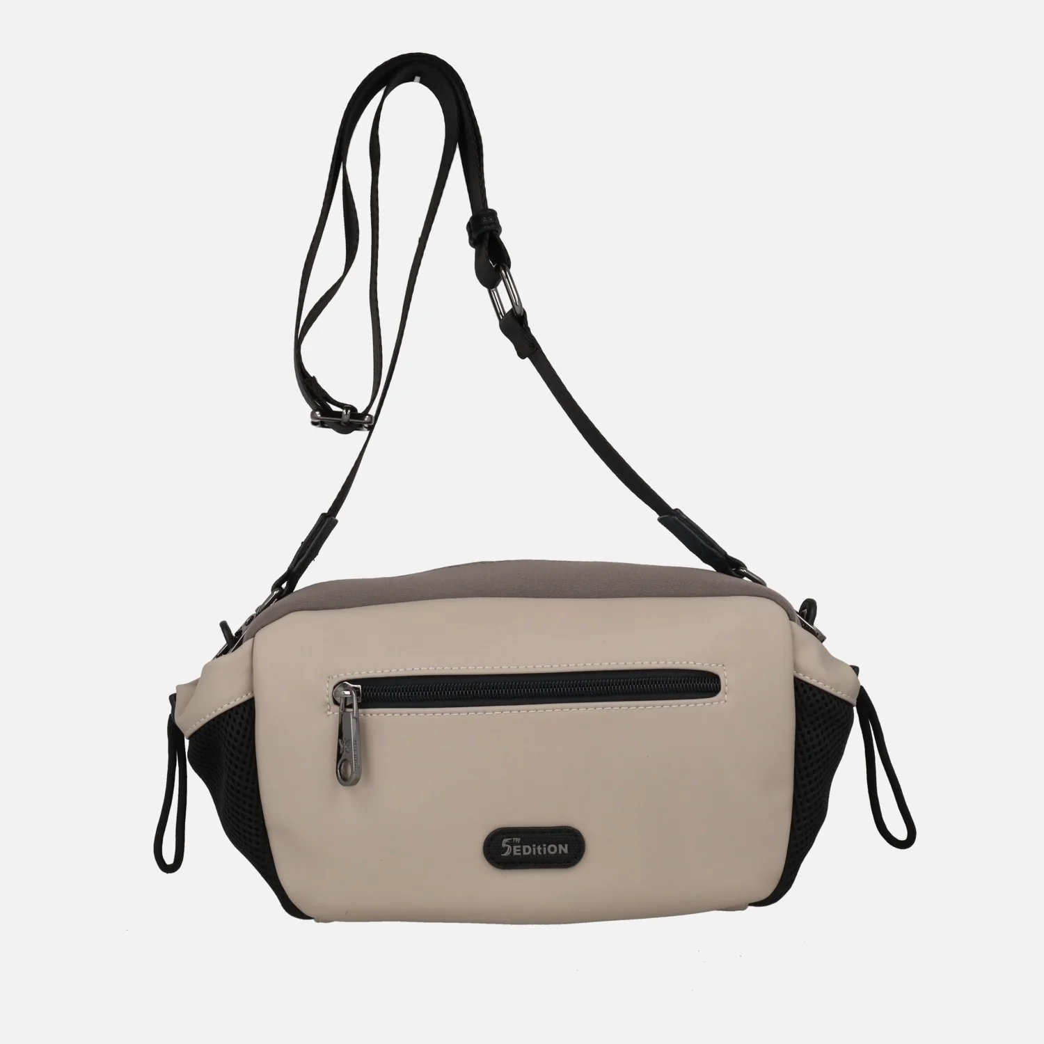 Bolsos bandolera en combinado de tejido neopreno y sintéticos - Image 9