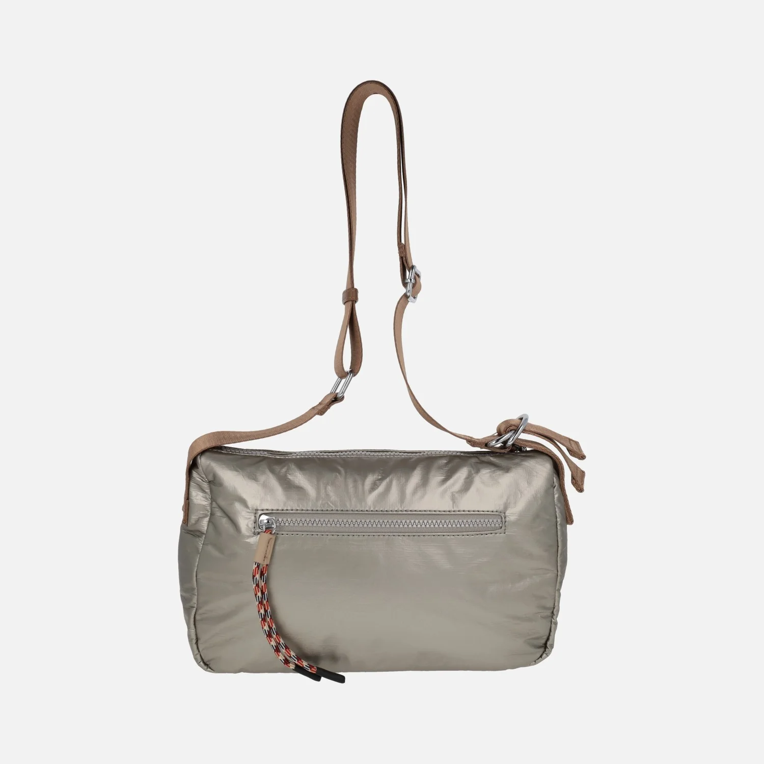 Bolsos bandolera en tonos metalizados con bolsillos - Image 6