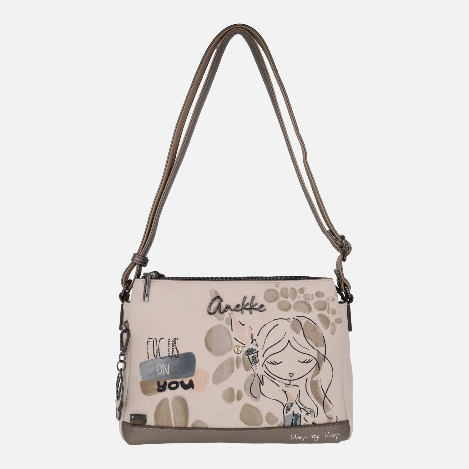 Bolsos bandolera Olympia con tres compartimentos