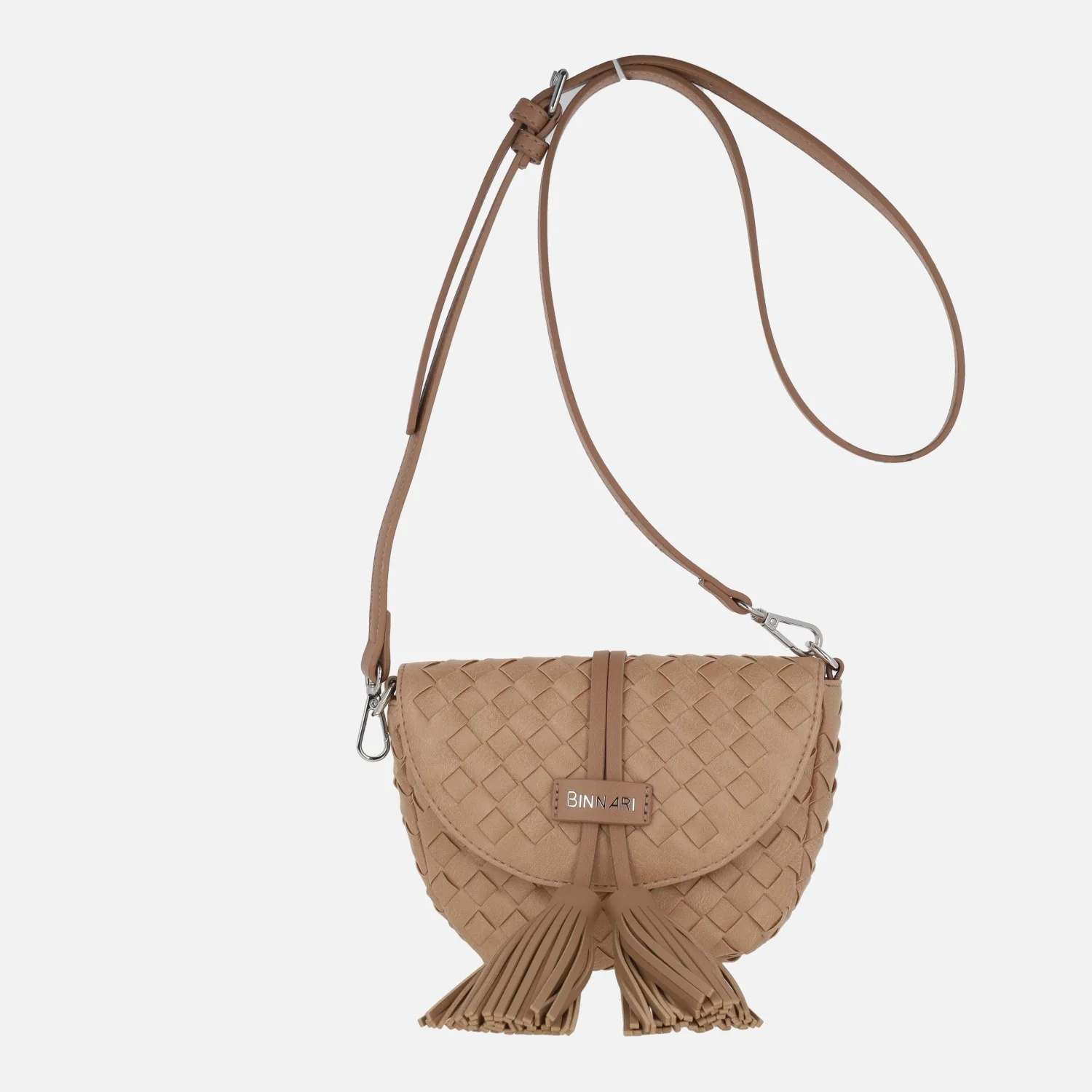 Bolsos bandolera Turia trenzados con adorno de borlas - Image 4
