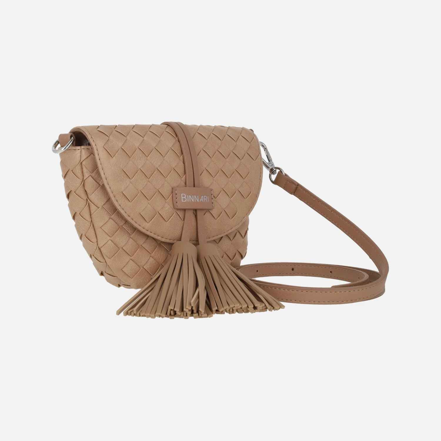 Bolsos bandolera Turia trenzados con adorno de borlas - Image 5