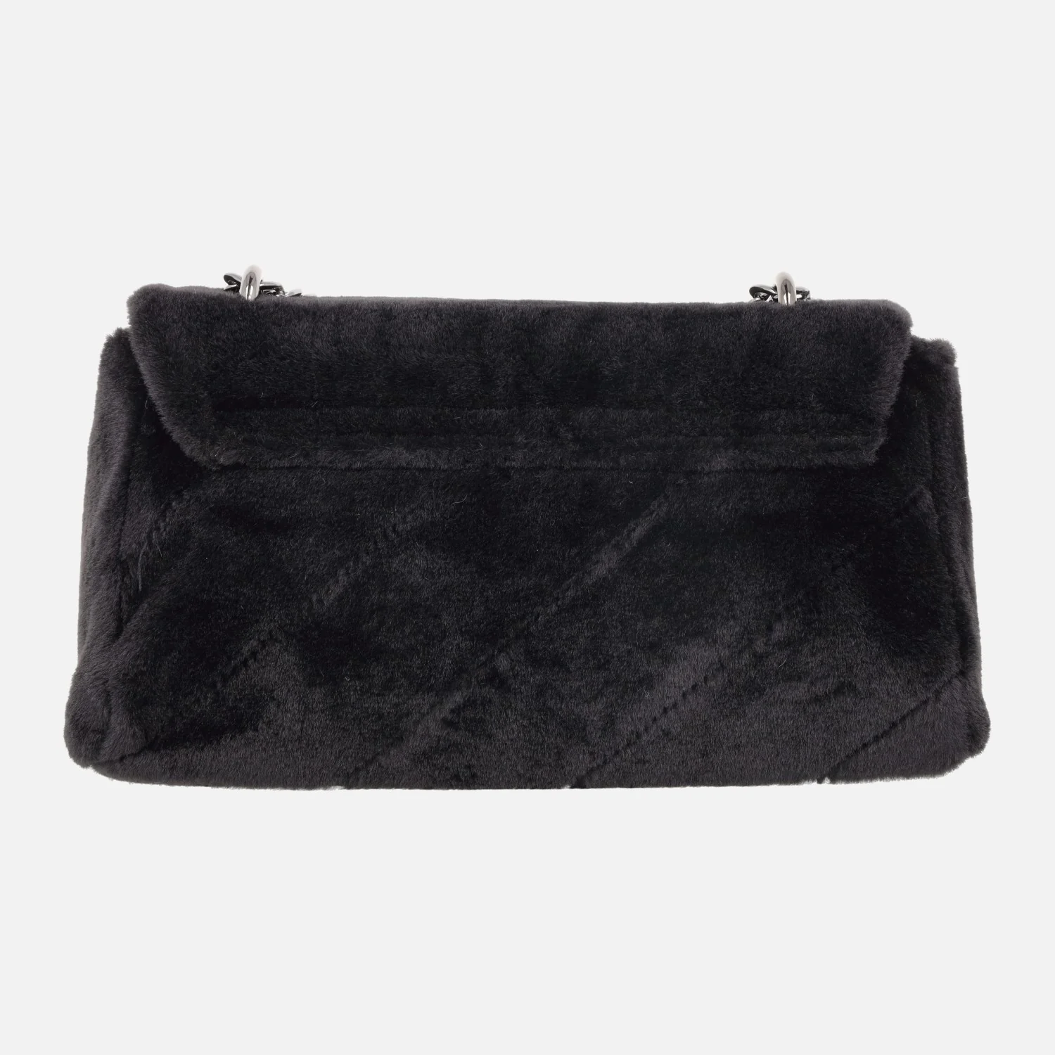Bolsos con cadena metálica para mujer con aspecto pelo - Image 3