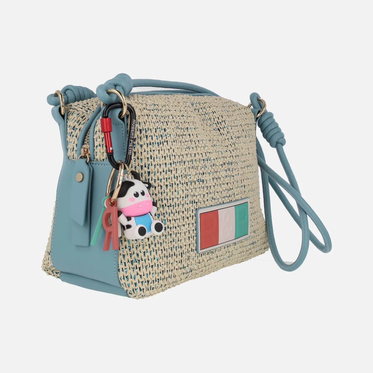 Bolsos de dos asas para hombro en acabado rafia Habana - Image 2