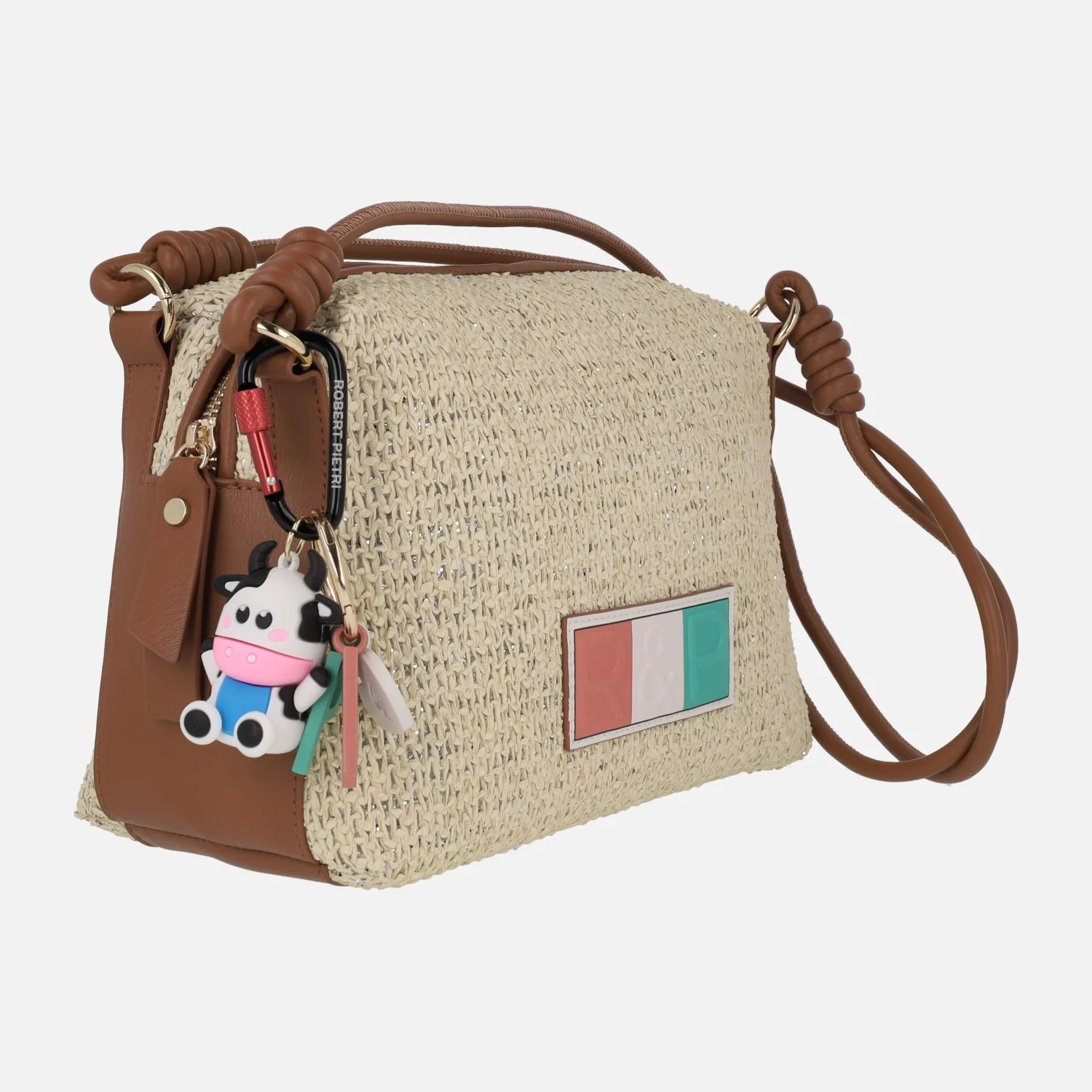 Bolsos de dos asas para hombro en acabado rafia Habana - Image 5