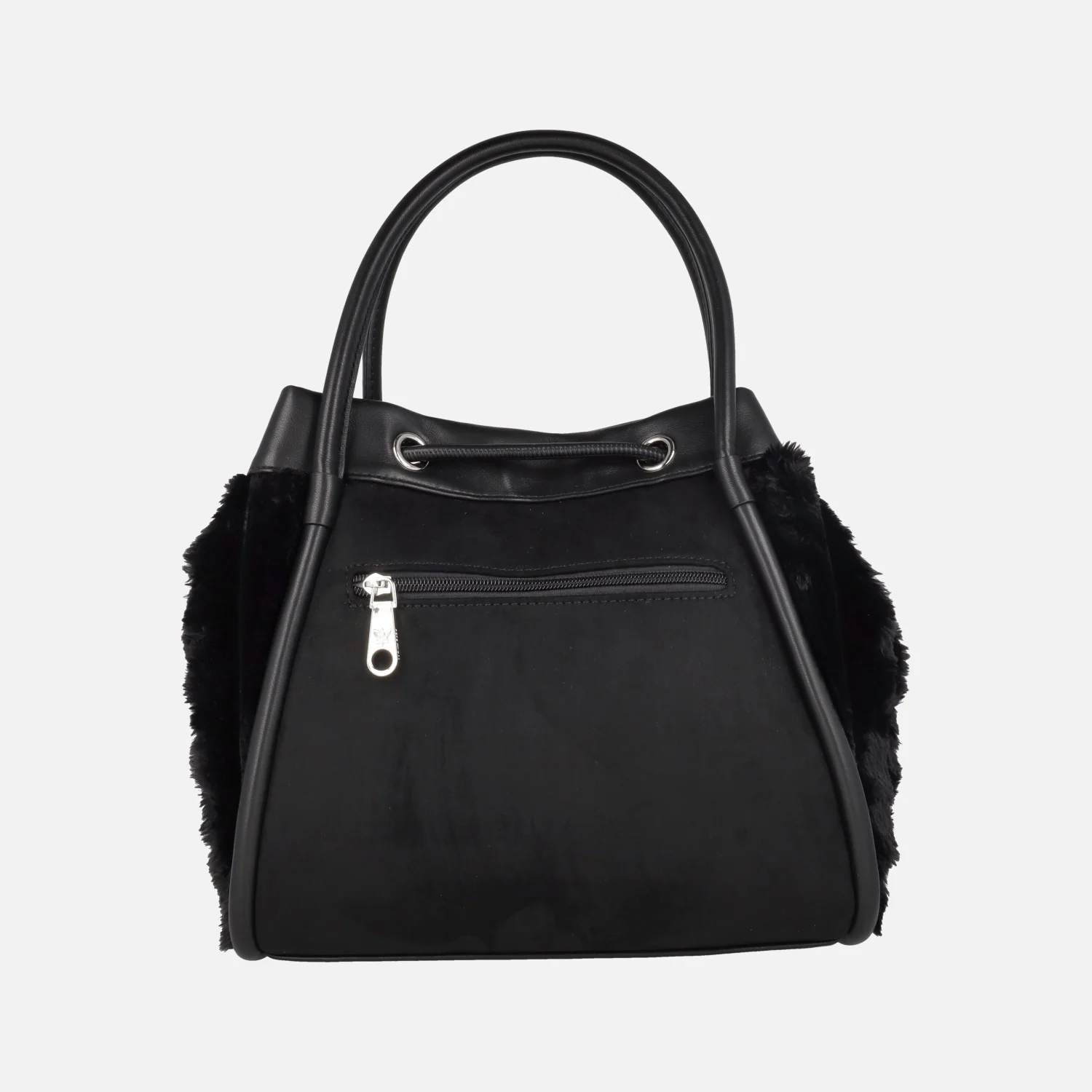 Bolsos de hombro con laterales en pelo suave y asa bandolera - Image 6