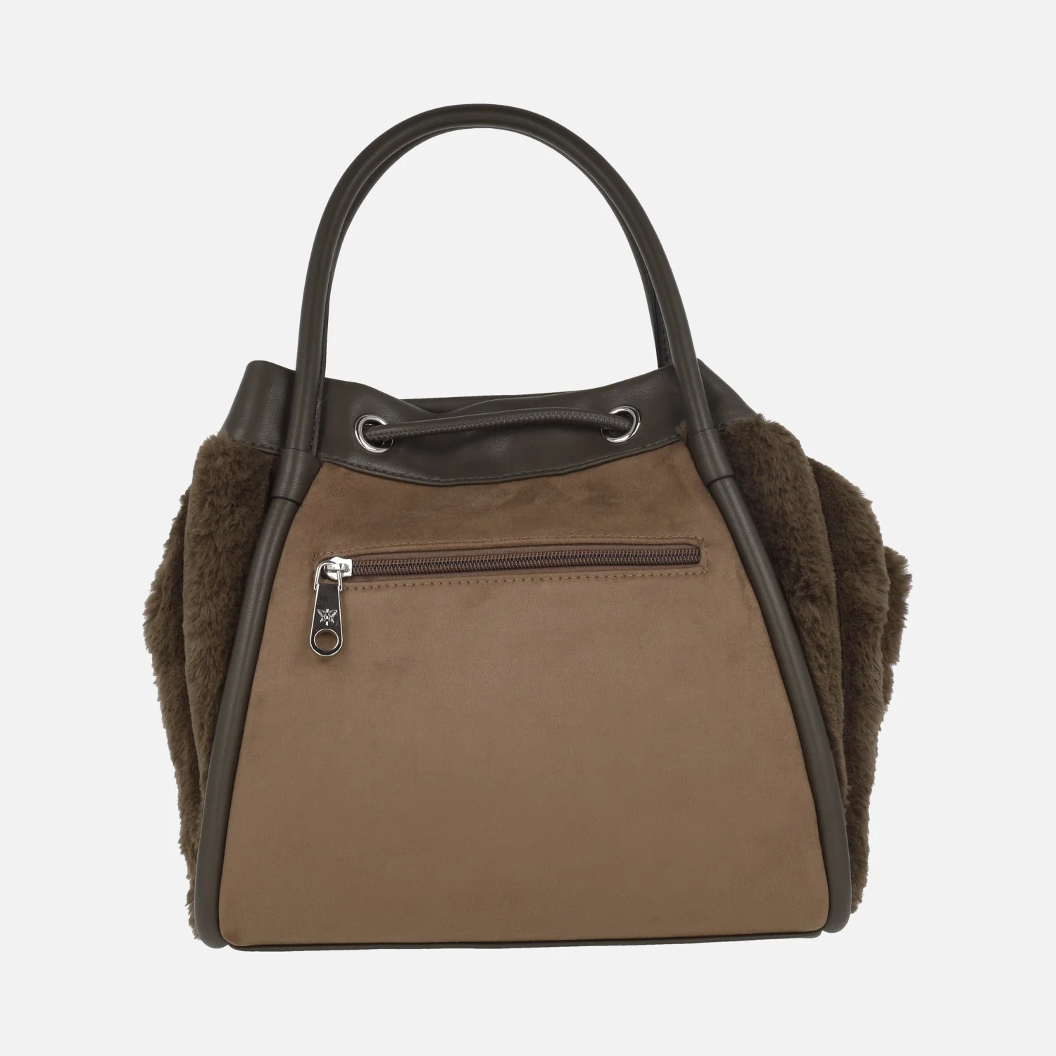 Bolsos de hombro con laterales en pelo suave y asa bandolera - Image 9