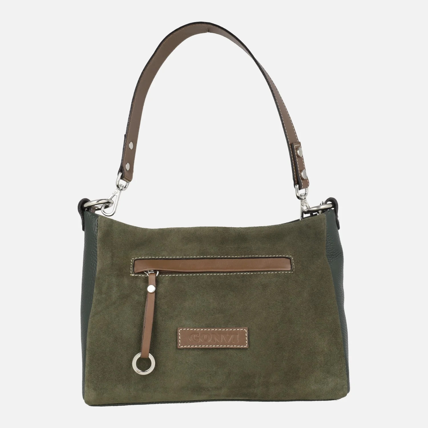 Bolsos de piel y serraje con asa para hombro y bandolera - Image 4