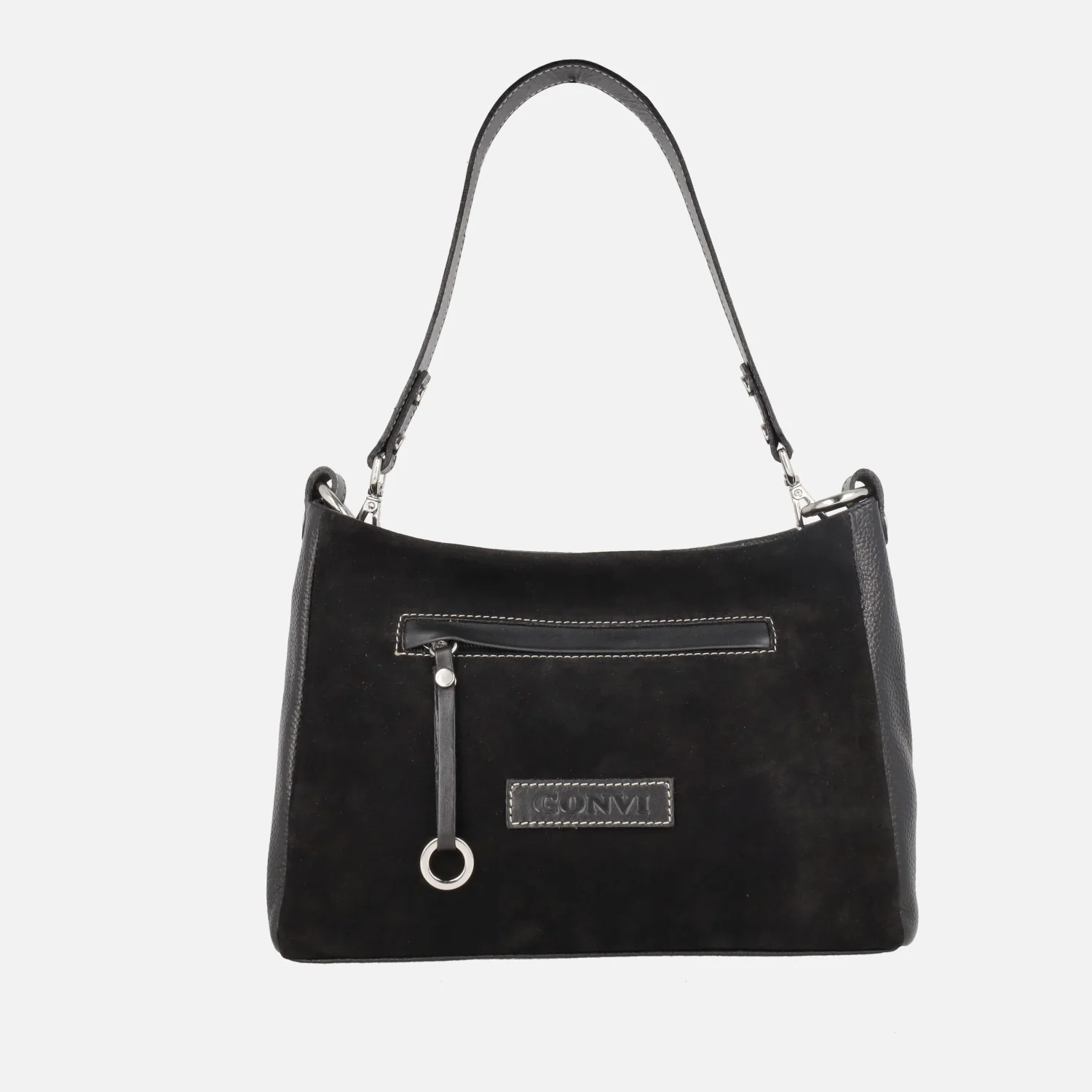 Bolsos de piel y serraje con asa para hombro y bandolera - Image 7