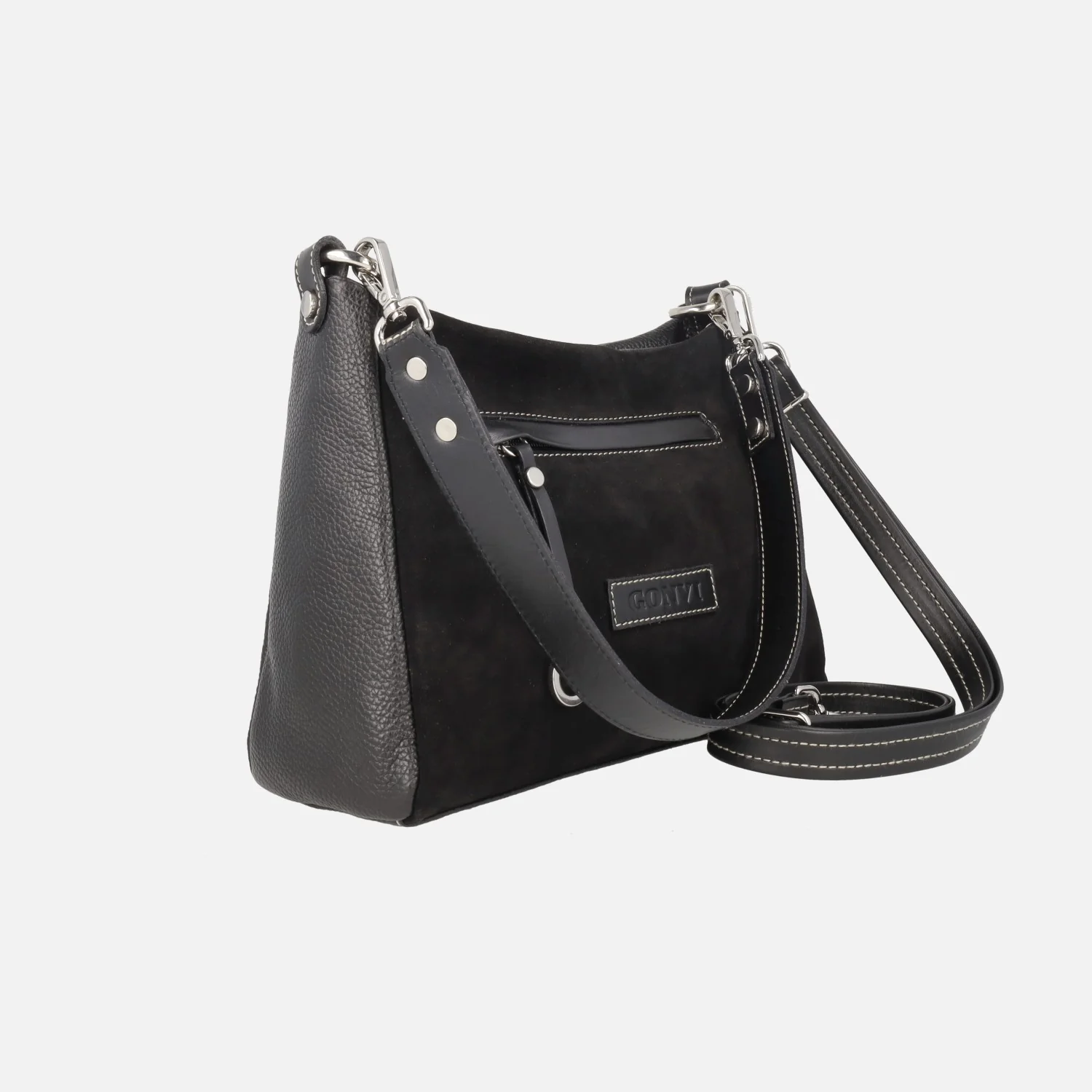 Bolsos de piel y serraje con asa para hombro y bandolera - Image 8