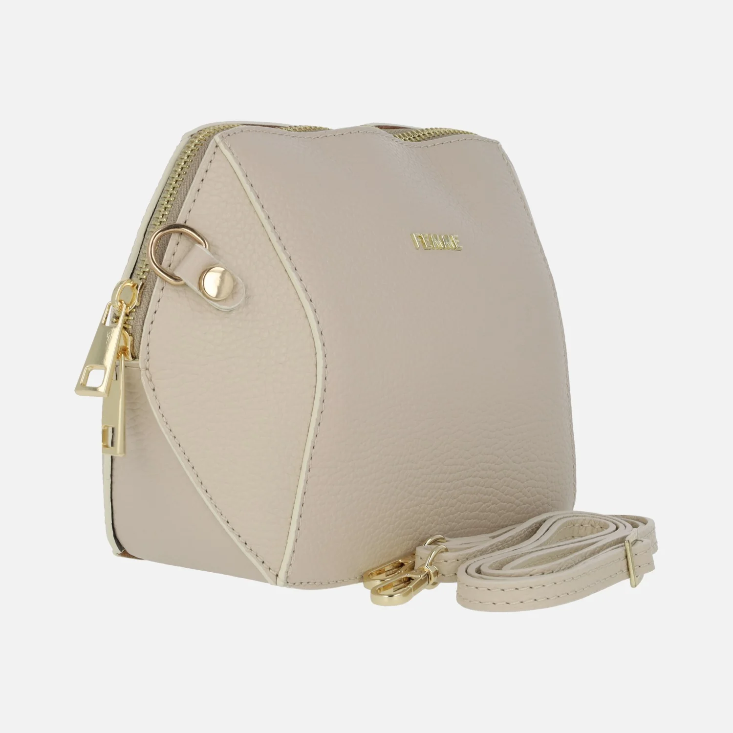 Bolsos geométricos de piel con asa bandolera - Image 8