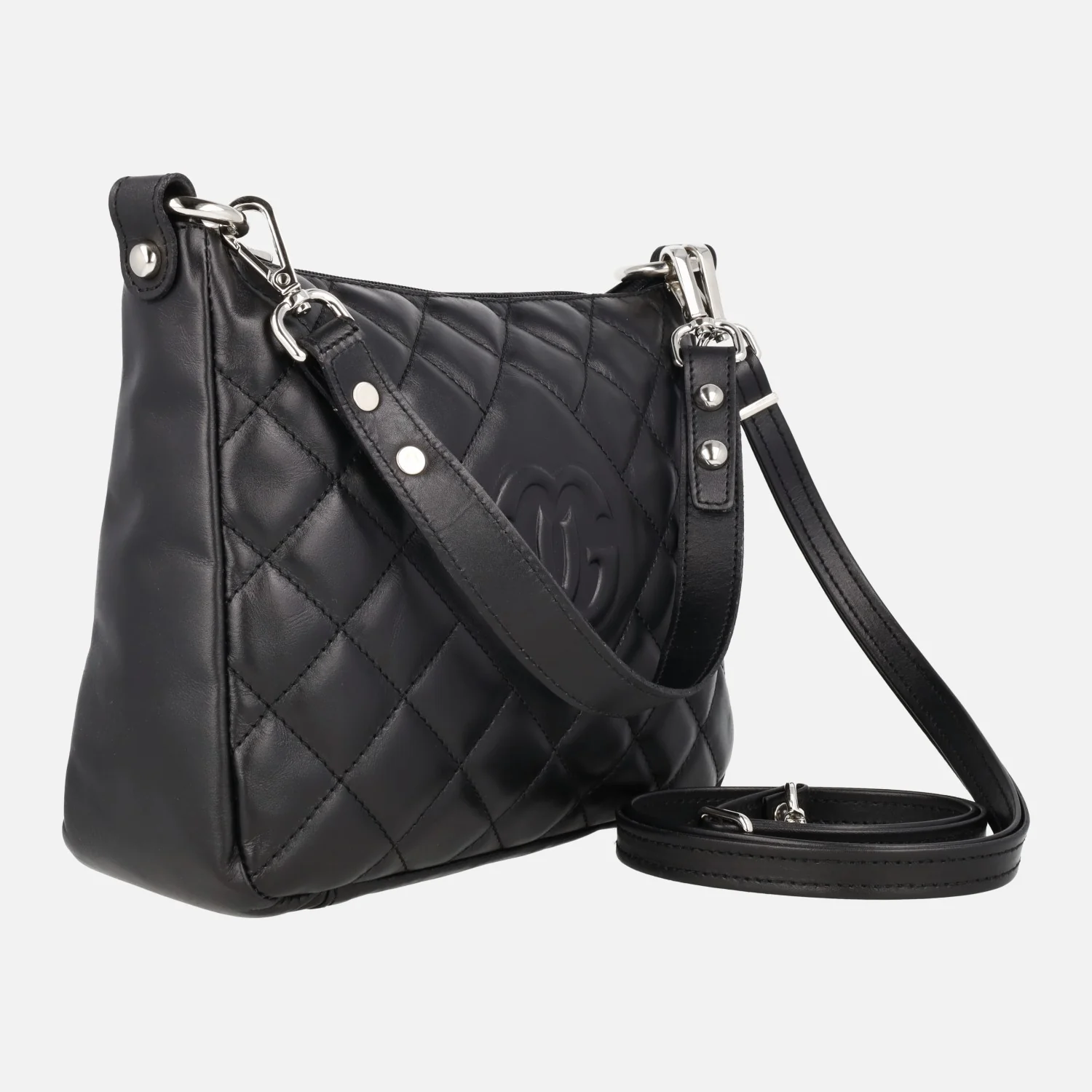 Bolsos guateados de piel con asa para hombro y bandolera - Image 5